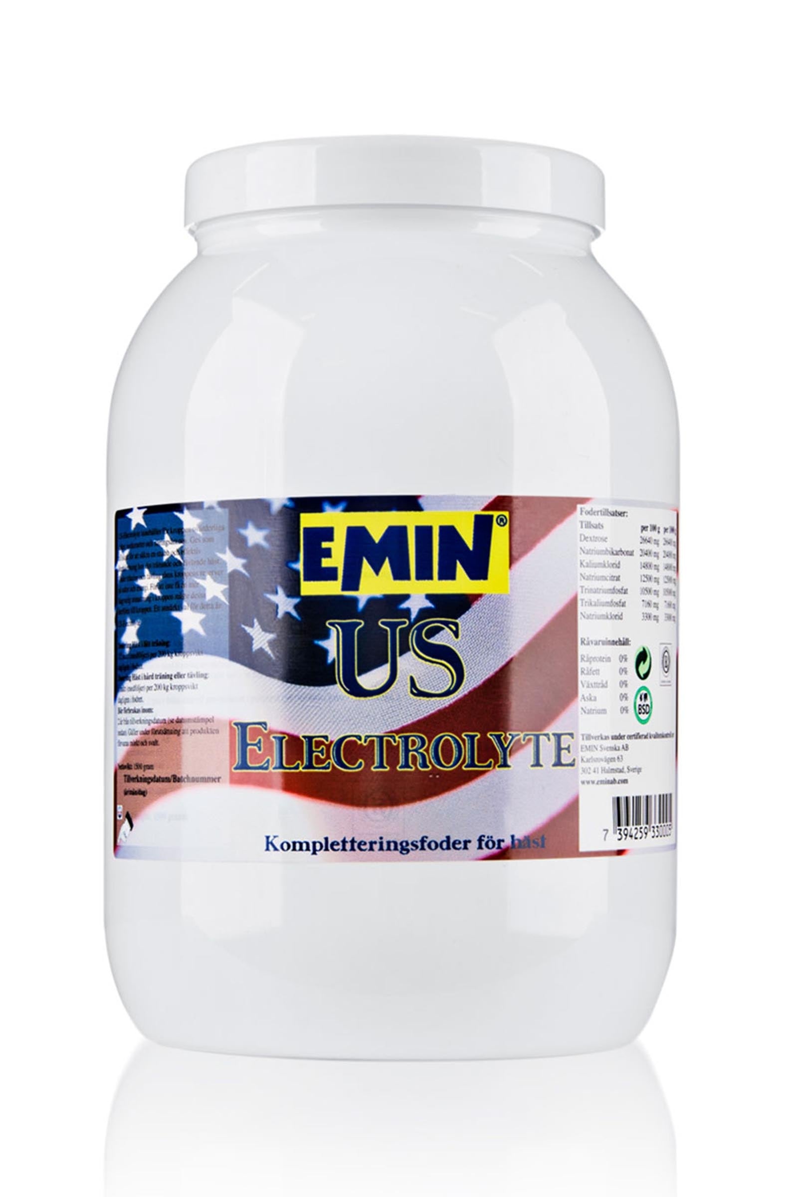Emin US-Electrolyte 1500 gram Horse Feed & Nutrition