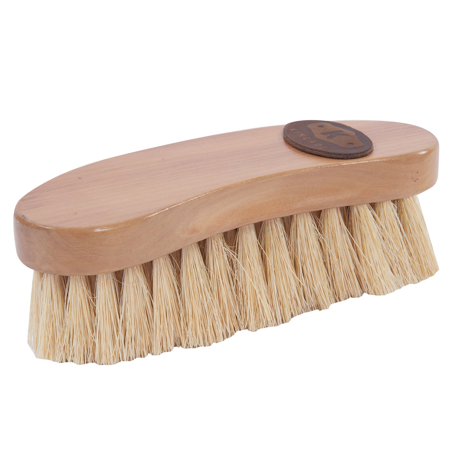 Kincade Wooden Deluxe bananformad dandyborste Ryktning