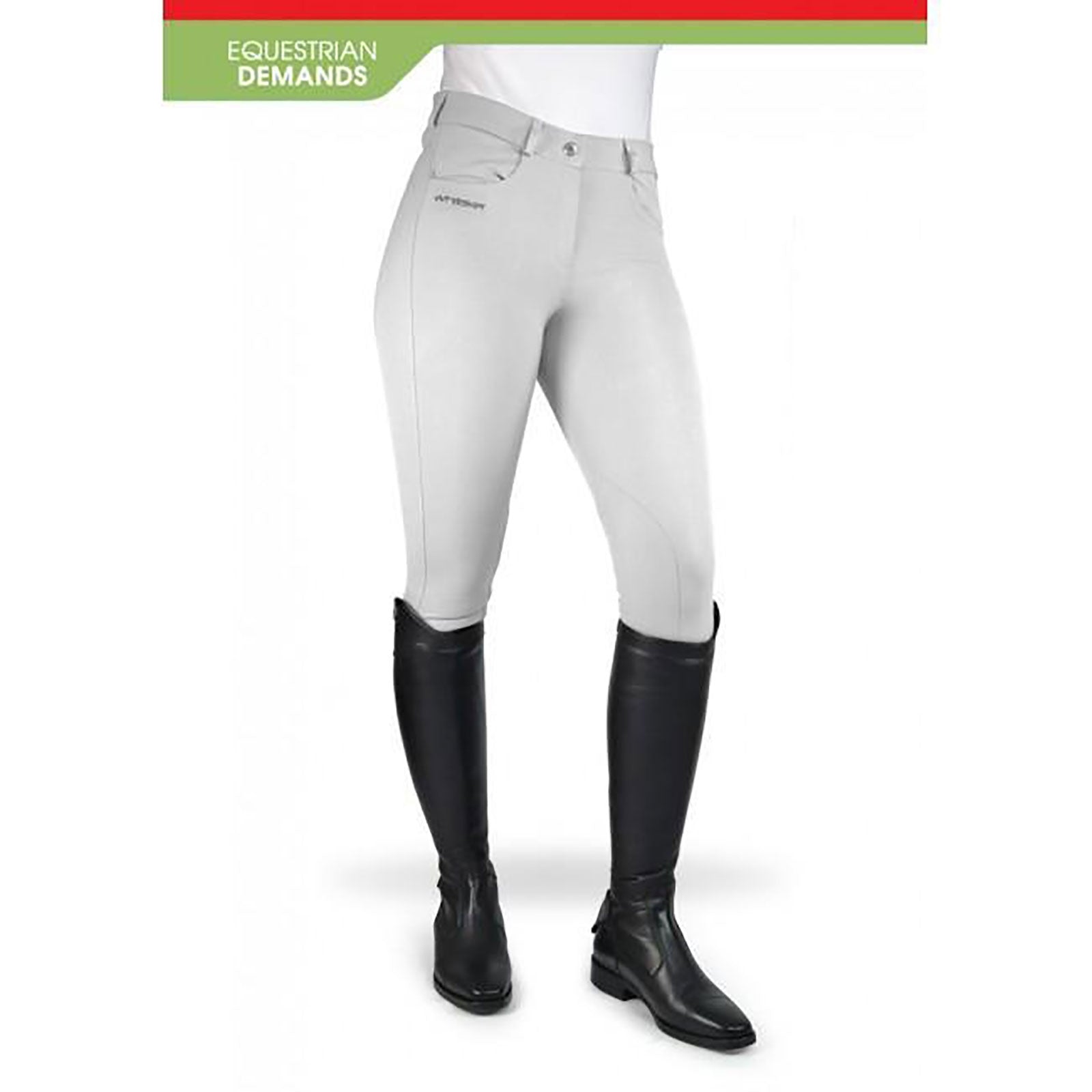 John Whitaker JW Horbury V2 tygskodda ridbyxor, dam Womens Breeches