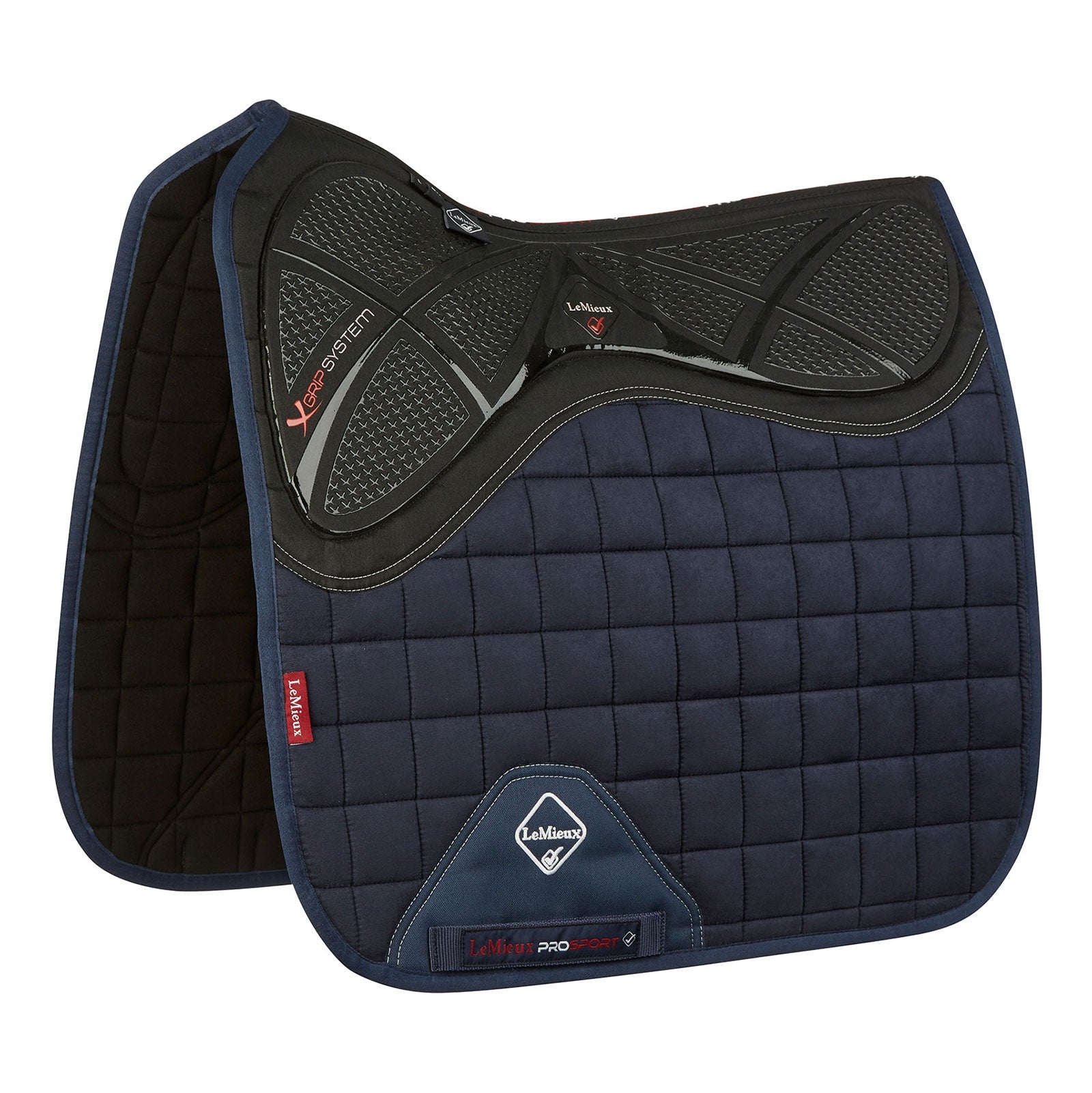 LeMieux X-Grip Silicone Square Dressyrschabrak Schabrak