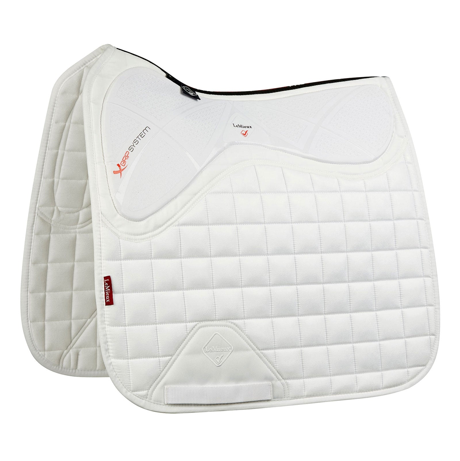 LeMieux X-Grip Silicone Square Dressyrschabrak Schabrak