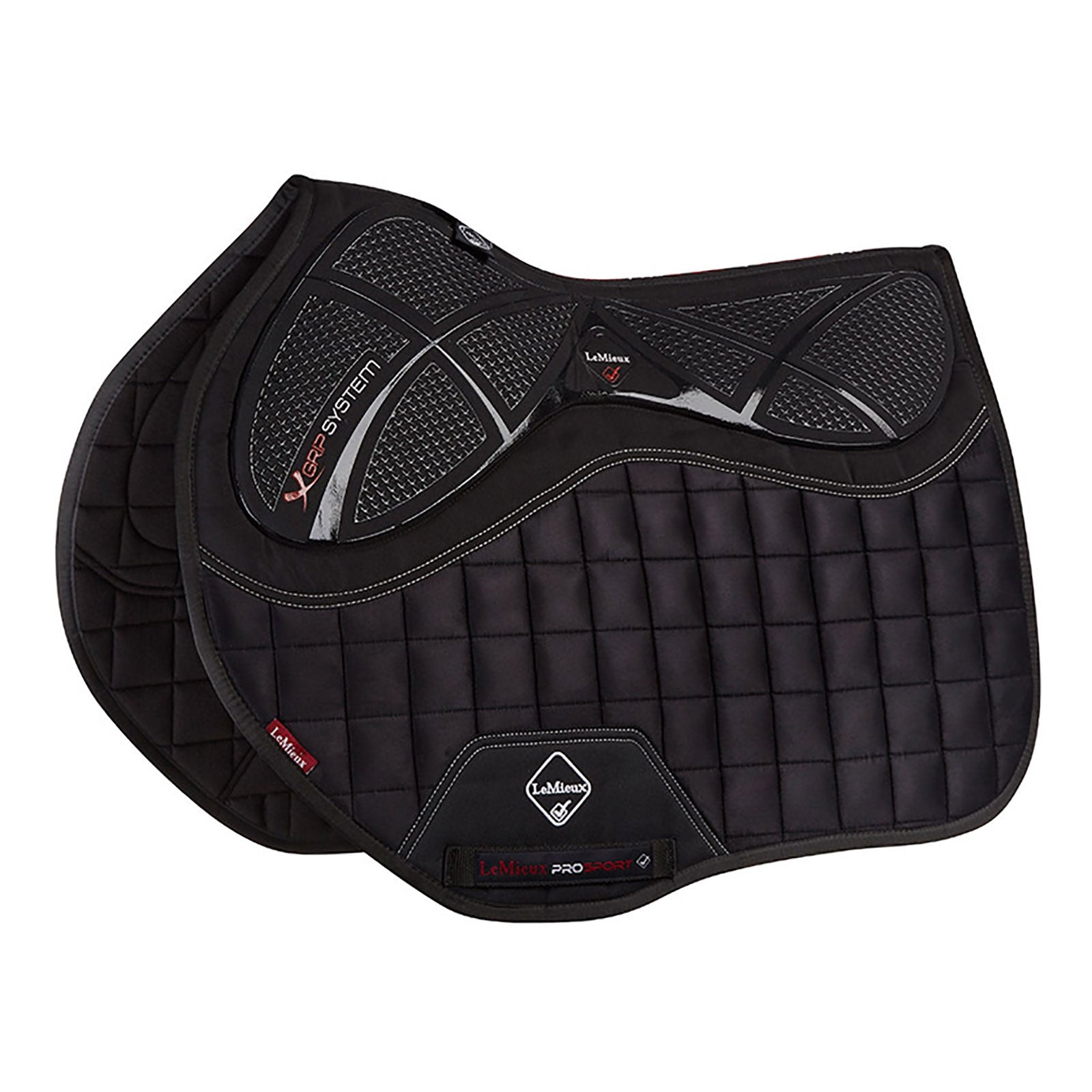 LeMieux X-Grip Silicone Euro Square hoppschabrak Schabrak