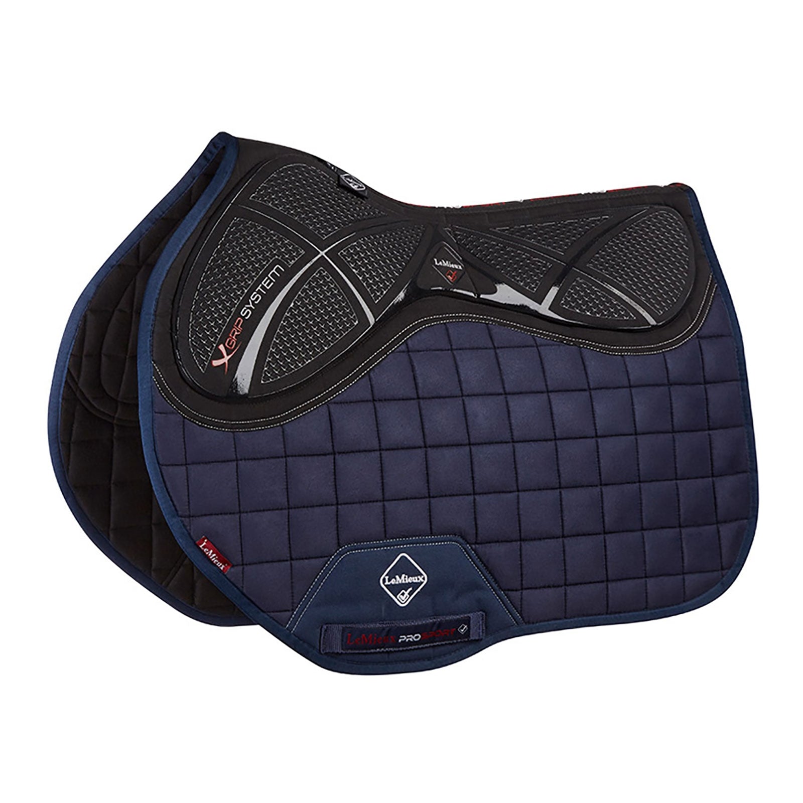 LeMieux X-Grip Silicone Euro Square hoppschabrak Schabrak