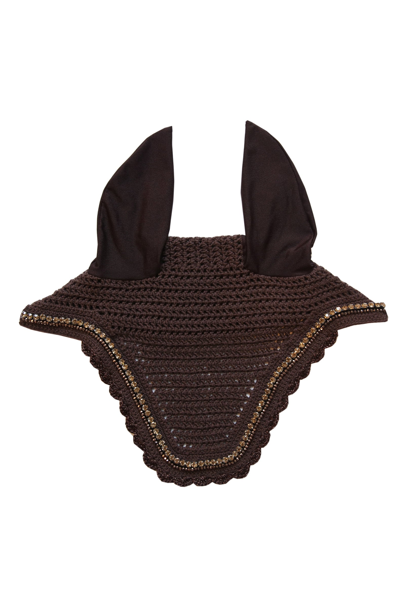 Kentucky Horsewear Fly Veil Wellington Stone & Pearl Saddle Pads