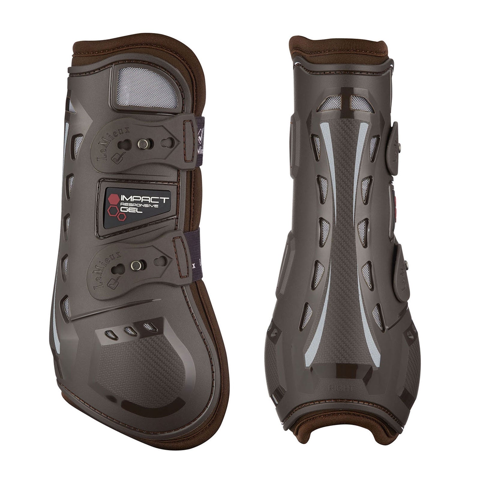 LeMieux Impact Responsive Tendon Boots Leg Protection & Hoof Protection for Horses