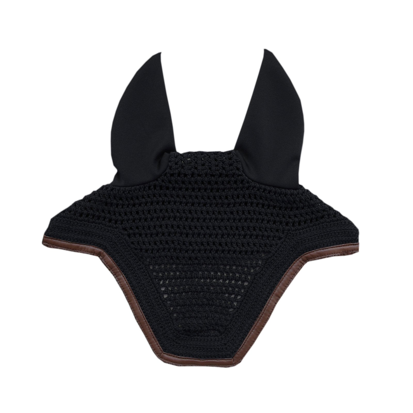 Kentucky Horsewear Fly Veil Wellington Leather Saddle Pads