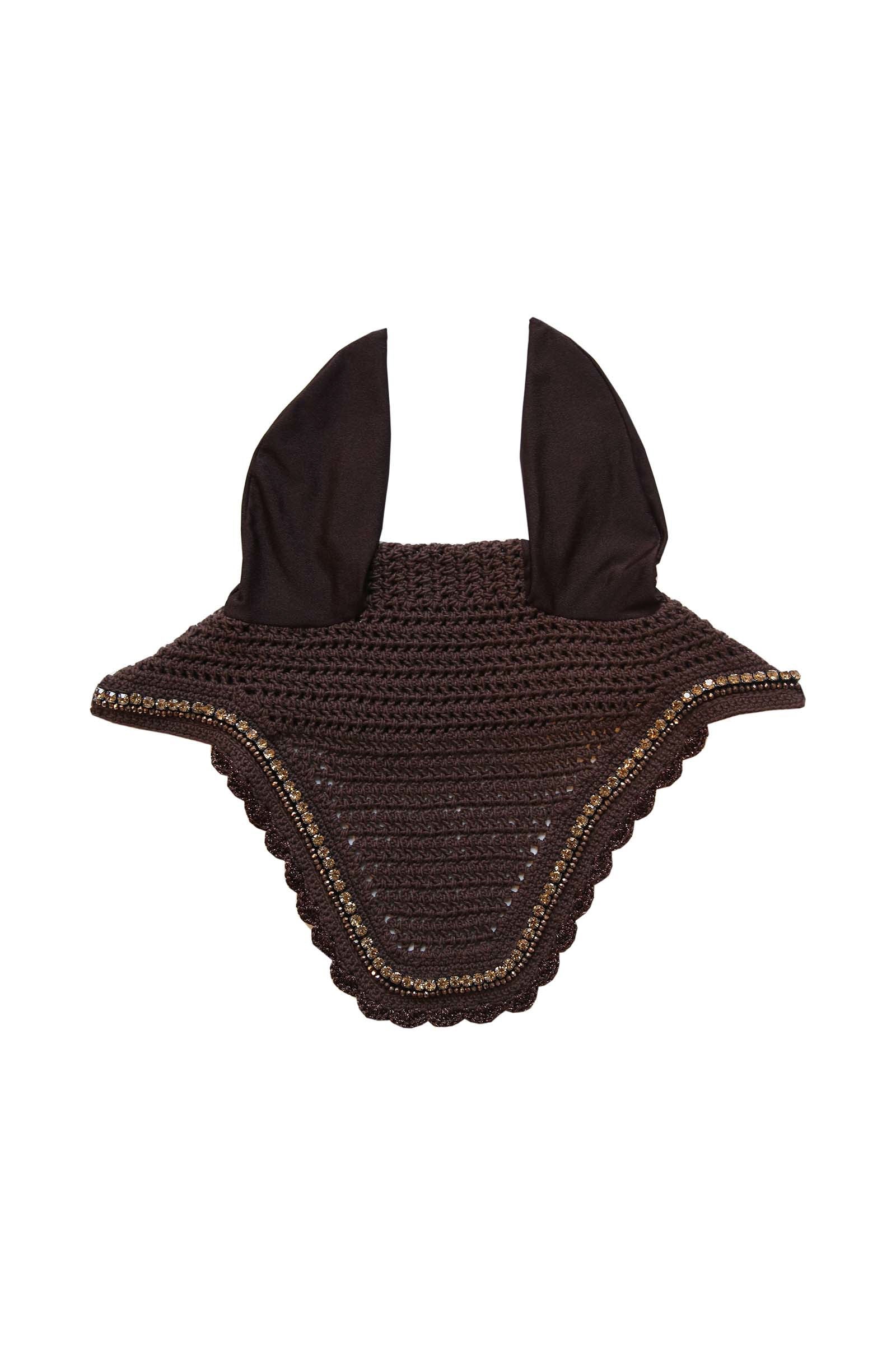 Kentucky Horsewear Wellington ljudisolerande ridhuva med kristall & pärla Schabrak