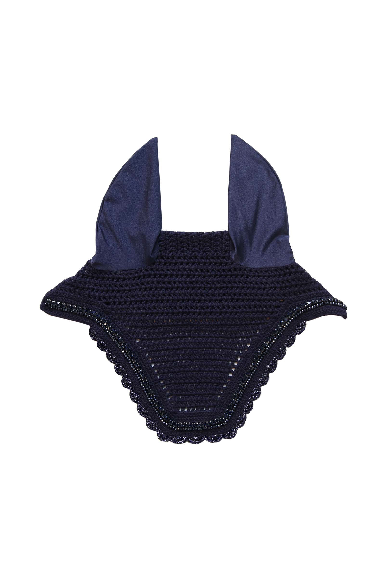 Kentucky Horsewear Wellington ljudisolerande ridhuva med kristall & pärla Schabrak