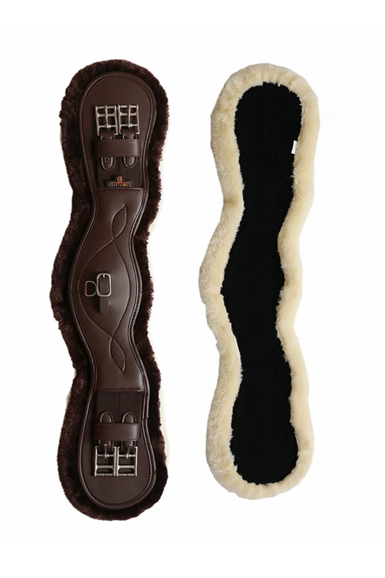 Kentucky Horsewear kort, anatomisk sadelgjord med fårskinn Sadlar & gjordar
