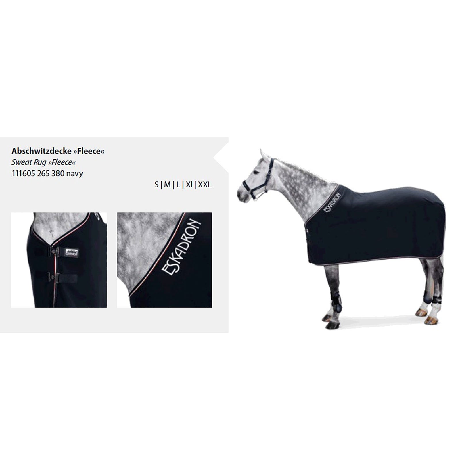 Eskadron FLEECE svettäcke Hästtäcken