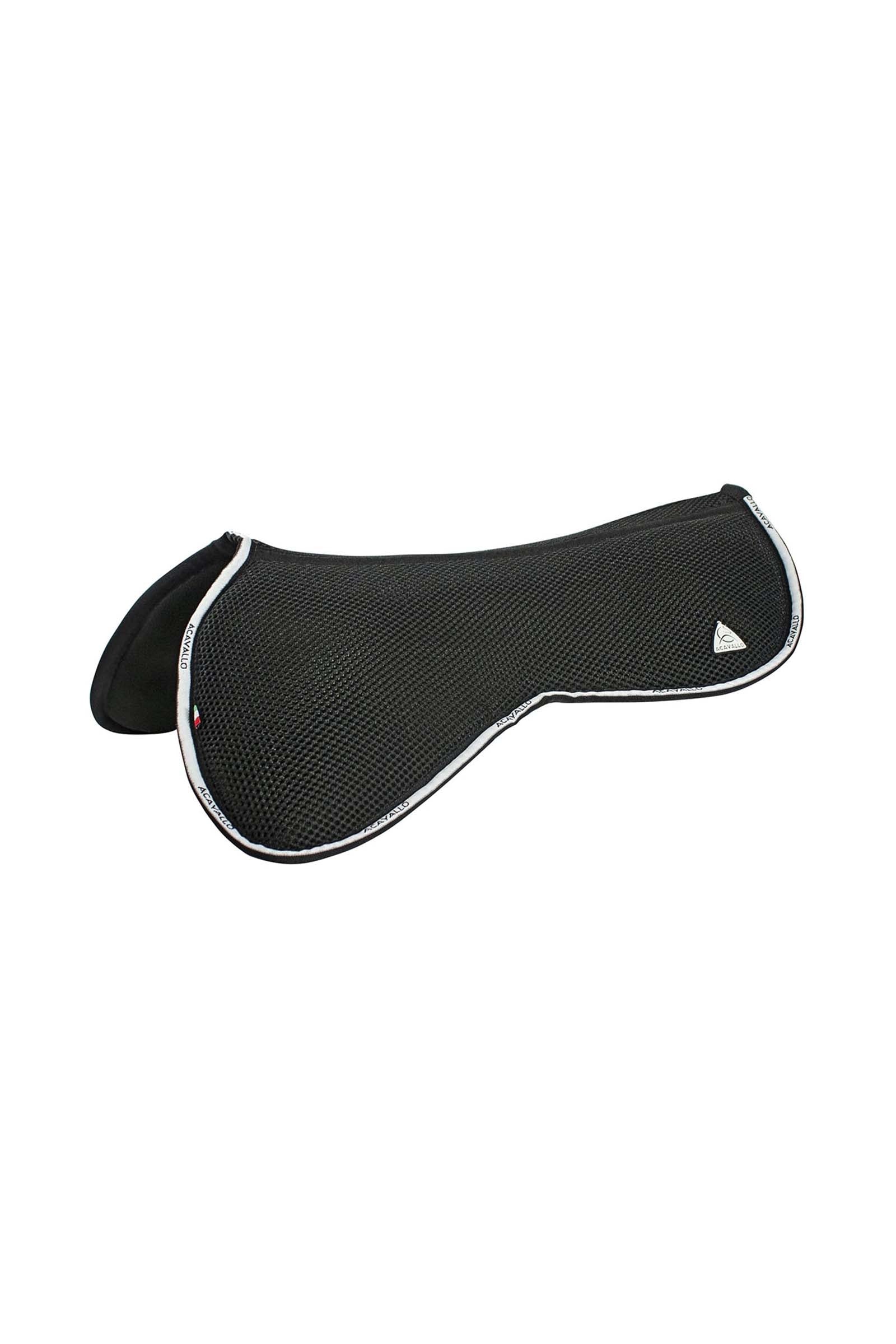 Acavallo dubbel fodrad 3D Spacer material med öppen manke / närkontakts halvpad med Micro-Pile & minnesskum 33068 Schabrak