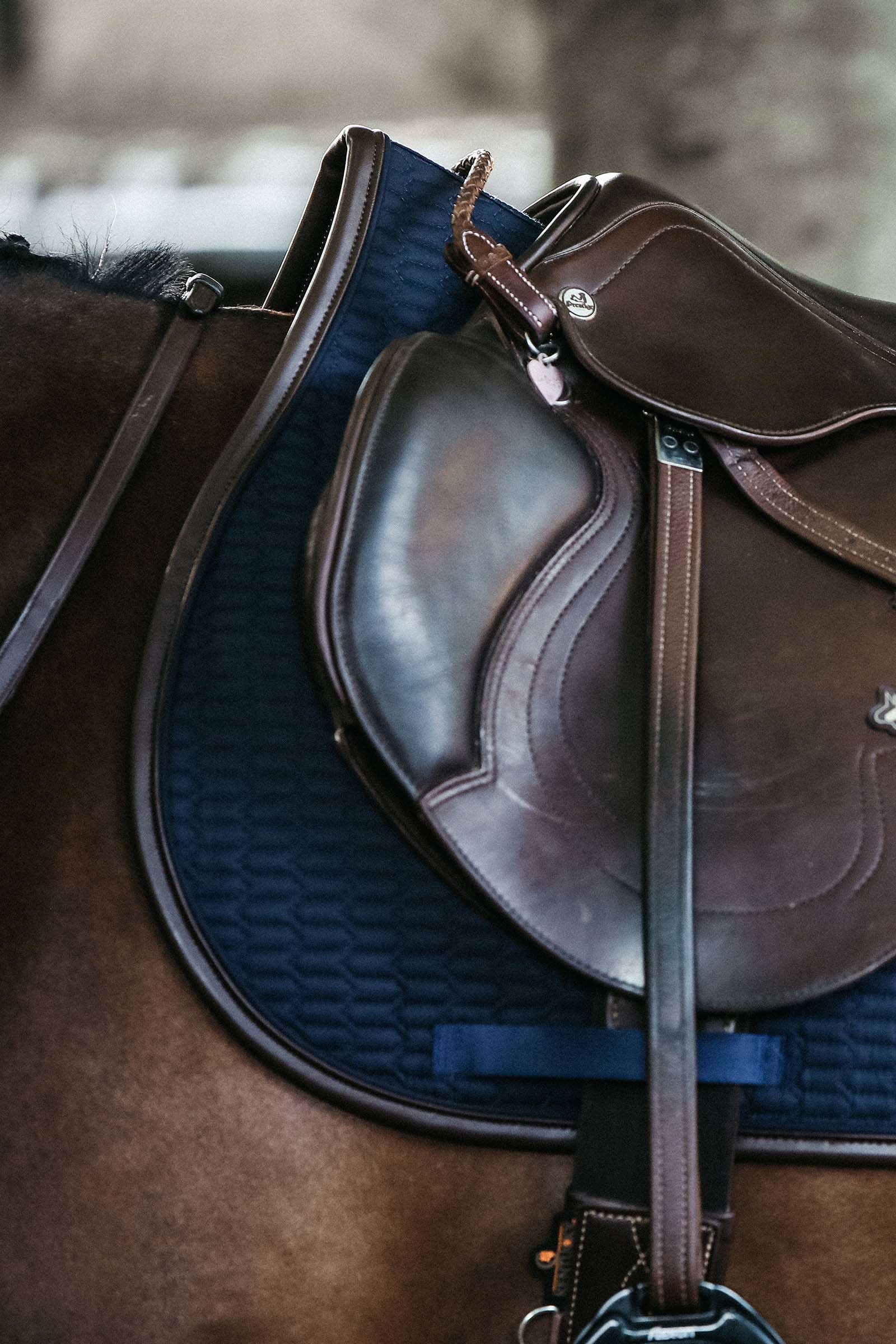 Kentucky Horsewear Saddle Pad Color Edition Leather Jumping Saddle Pads