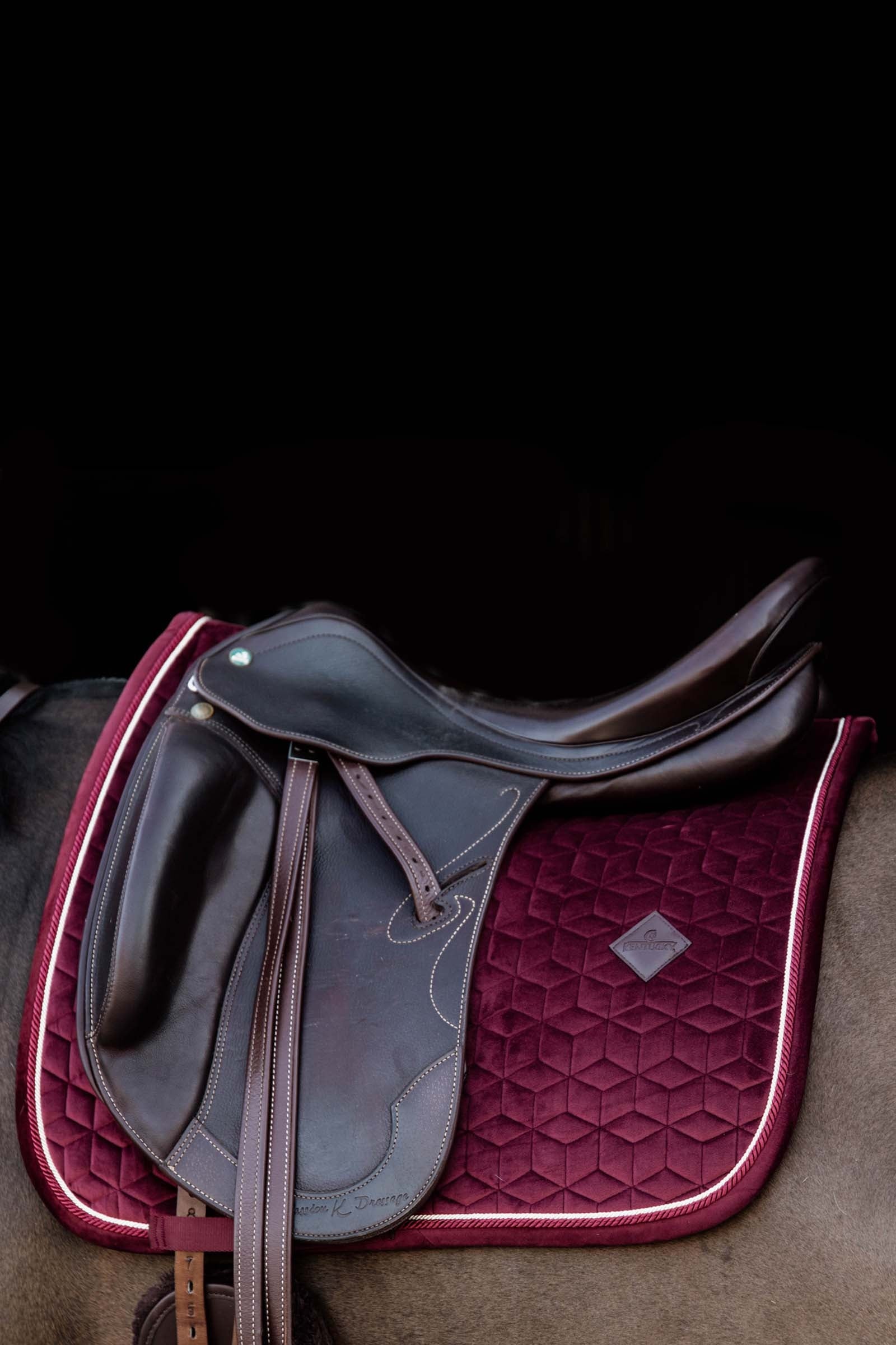 Kentucky Horsewear Velvet Dressage Saddle Pad Saddle Pads