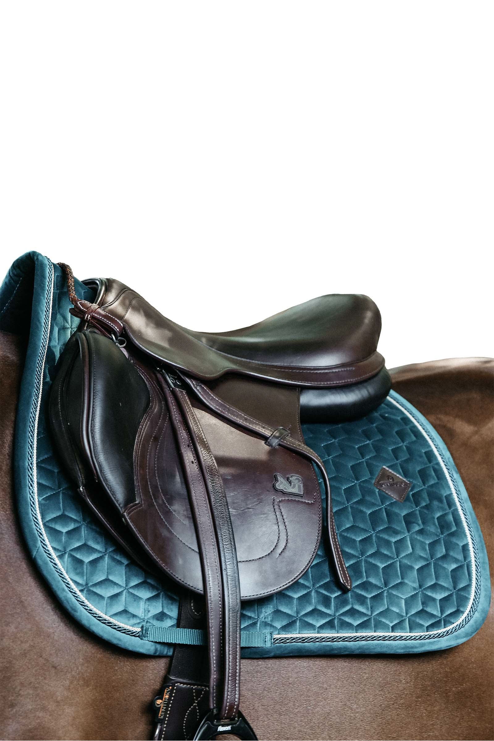 Kentucky Horsewear Velvet Jumping Saddle Pad Saddle Pads
