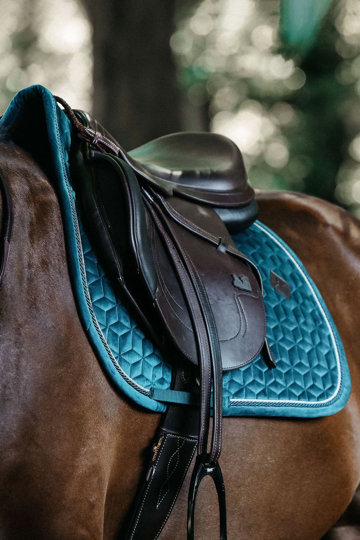 Kentucky Horsewear Velvet Jumping Saddle Pad Saddle Pads