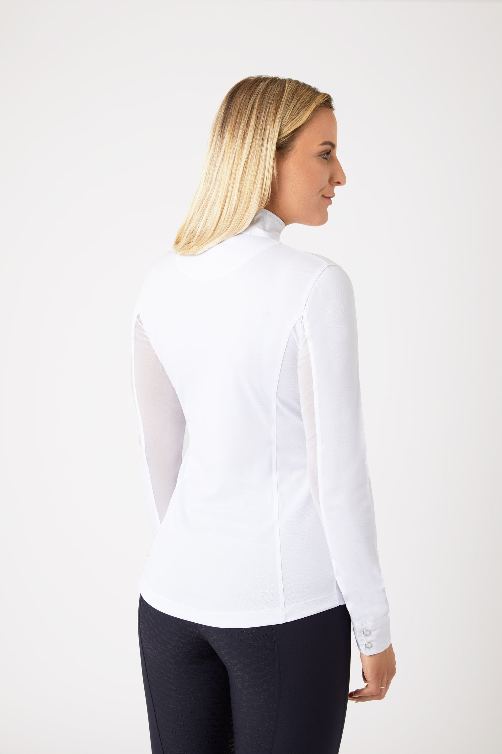 Horze Blaire Women's Long-Sleeved Functional Show Shirt LSF 30+ Women’s Riding Clothing