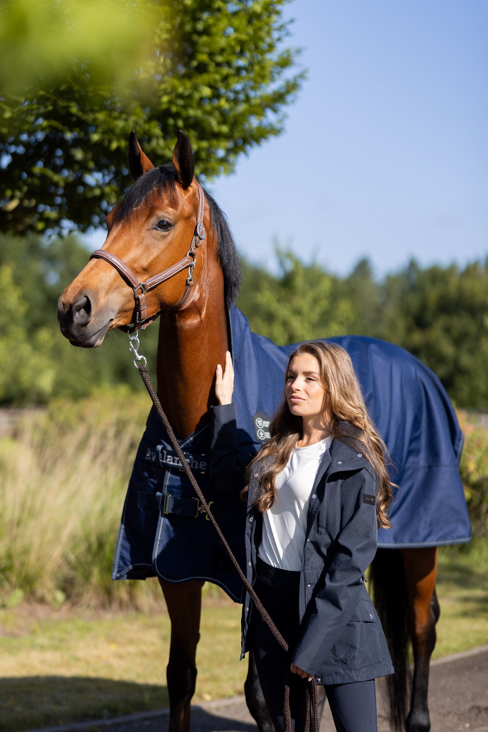 Horze Jadine Women's Technical Waterproof Summer Riding Jacket Women’s Riding Clothing