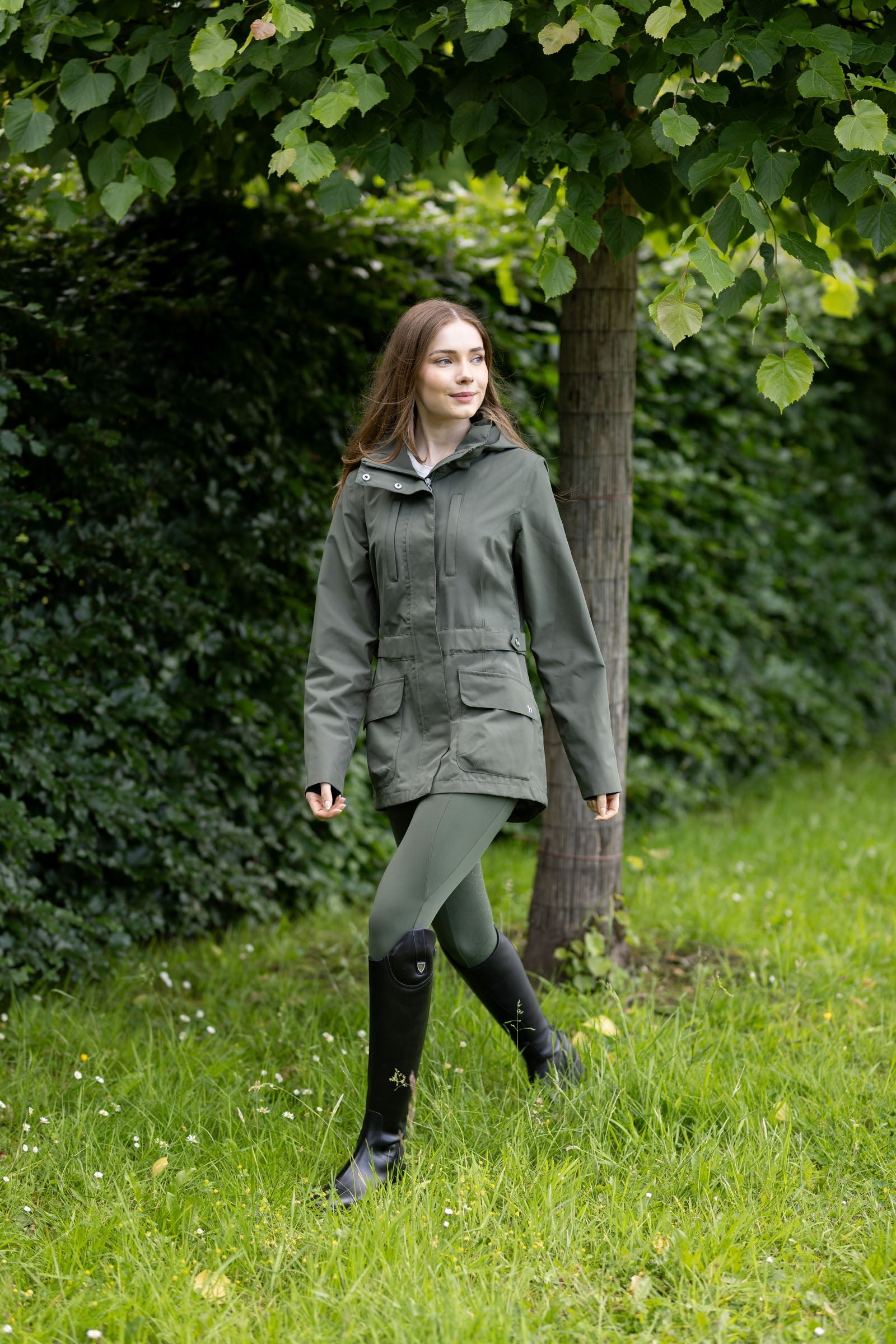 Horze Jadine Women's Technical Waterproof Summer Riding Jacket Women’s Riding Clothing