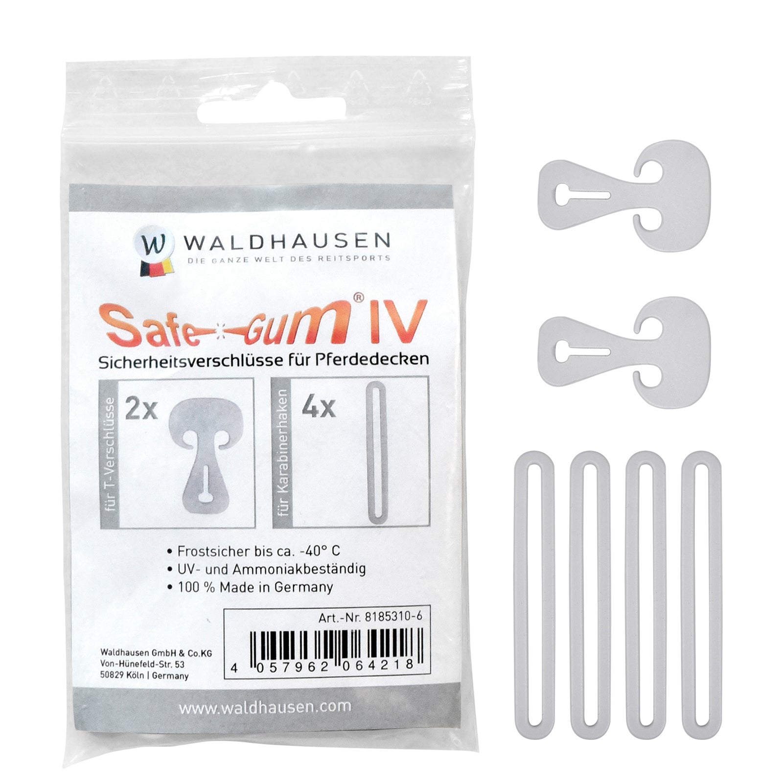 Waldhausen Safe-Gum (Set of 6) Hästtäcken