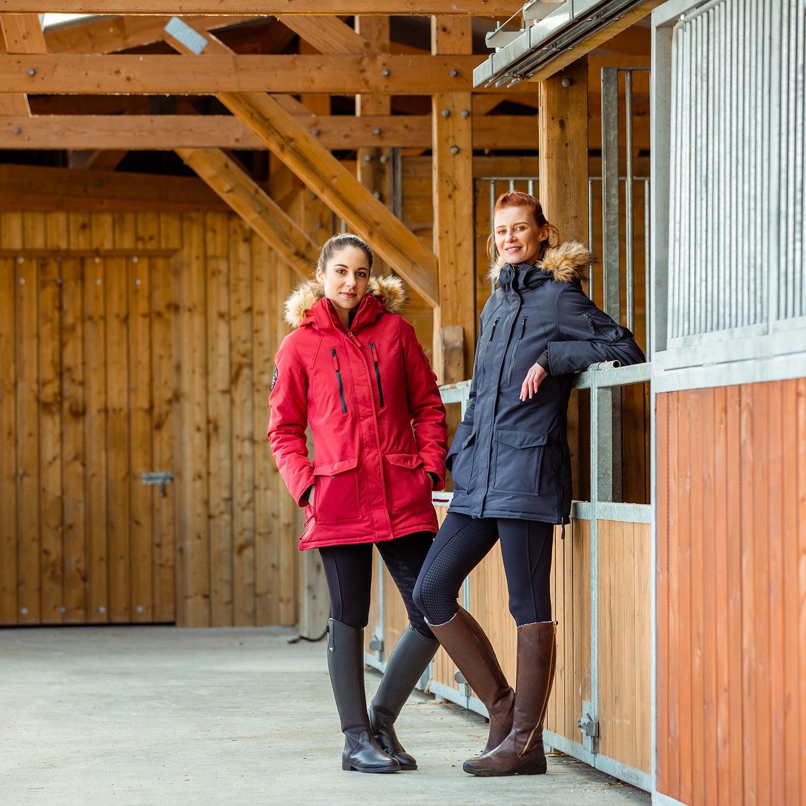 Horze Brooke Women's Long Parka Riding Jacket Women’s Riding Clothing