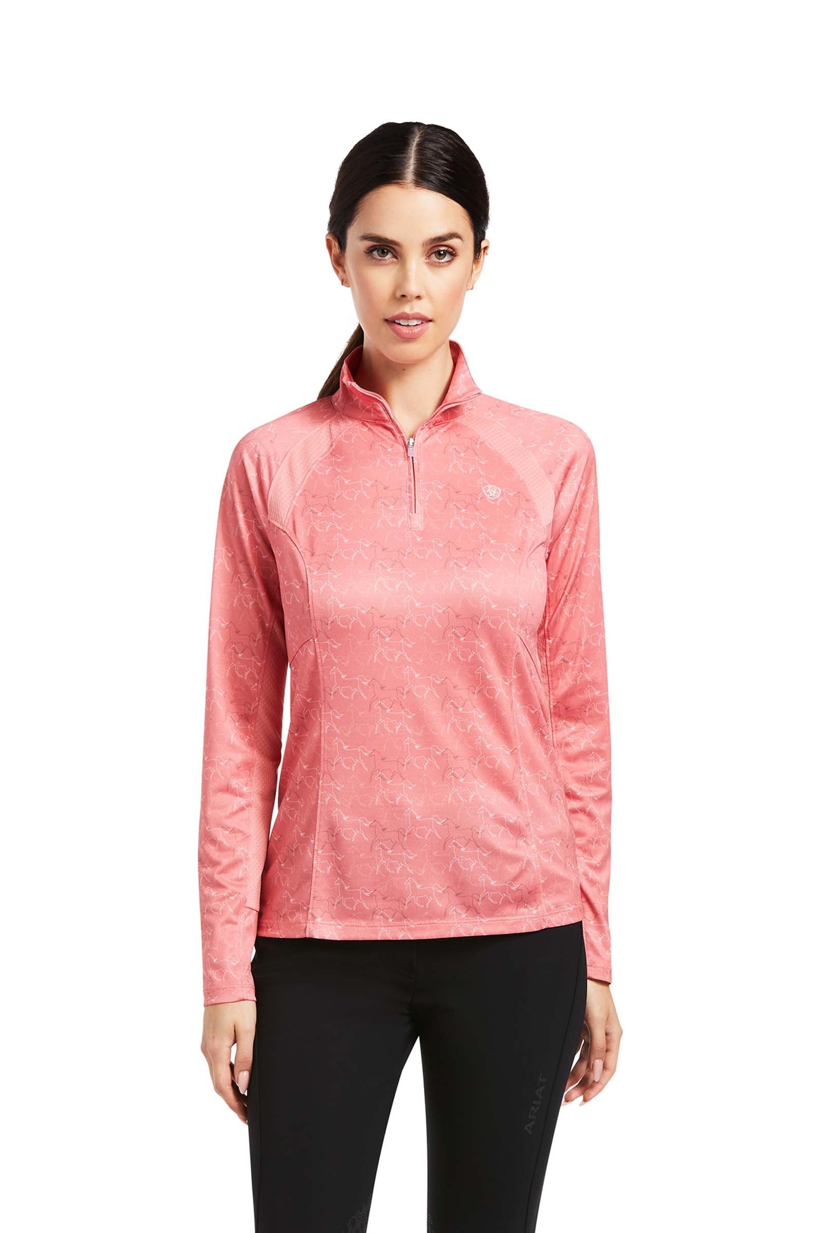 Ariat Sunstopper 2.0 Women's 1/4 Zip Baselayer Shirt Women’s Riding Clothing