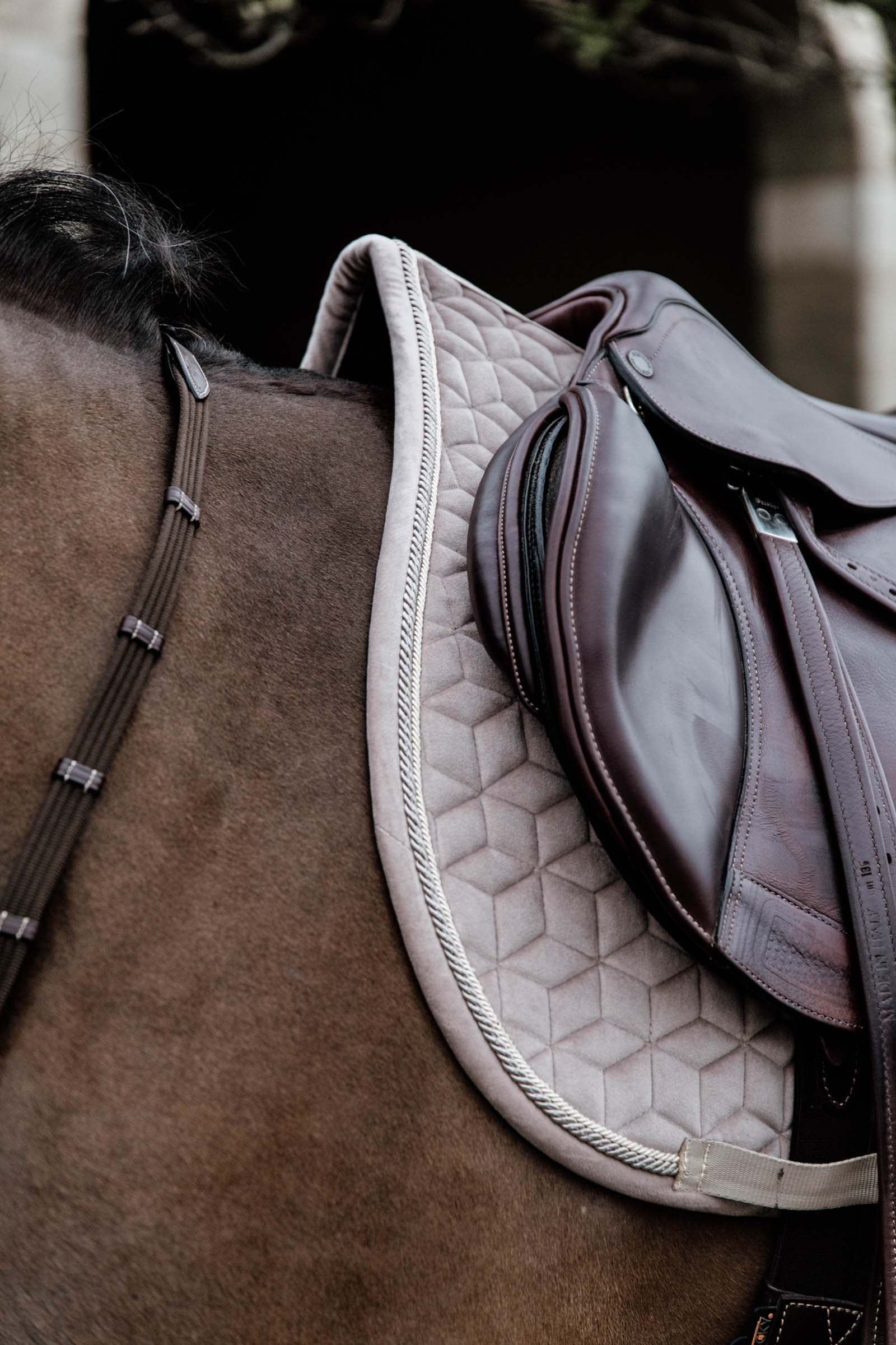 Kentucky Horsewear Velvet Basic Jumping Saddle Pad Saddle Pads