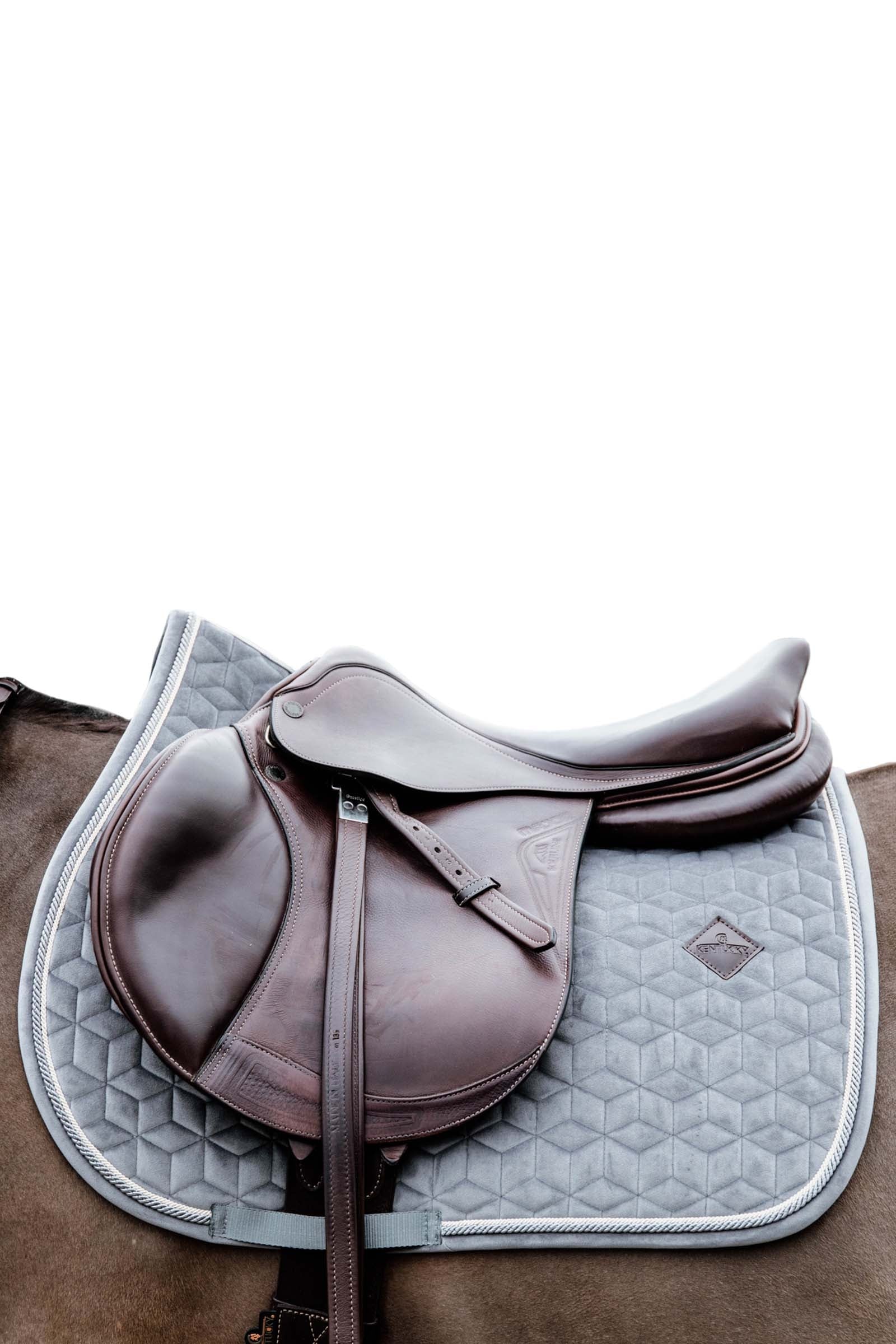 Kentucky Horsewear Velvet Basic Jumping Saddle Pad Saddle Pads