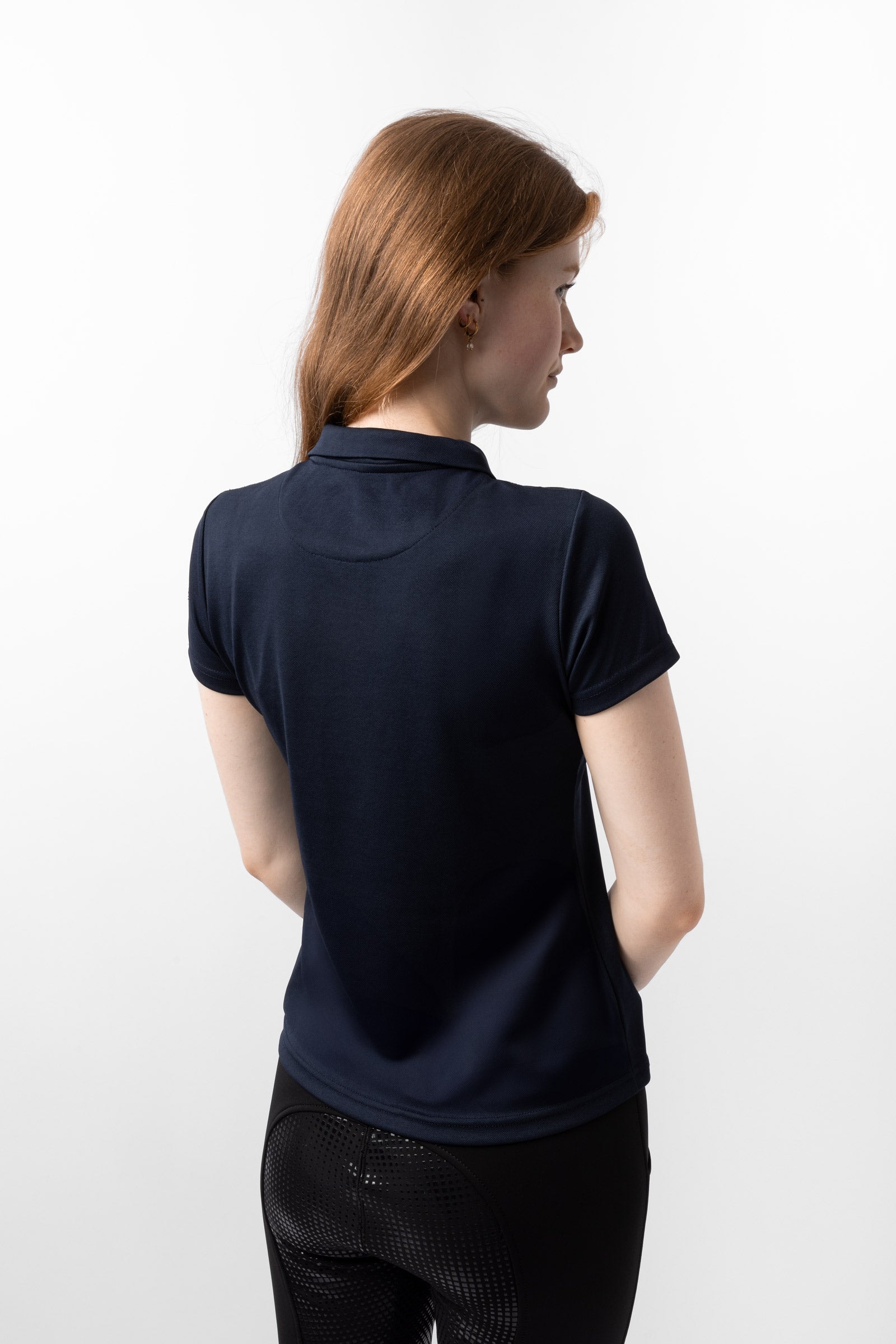 Horze Denise Women's Functional Short Sleeve Polo Shirt Women’s Riding Clothing