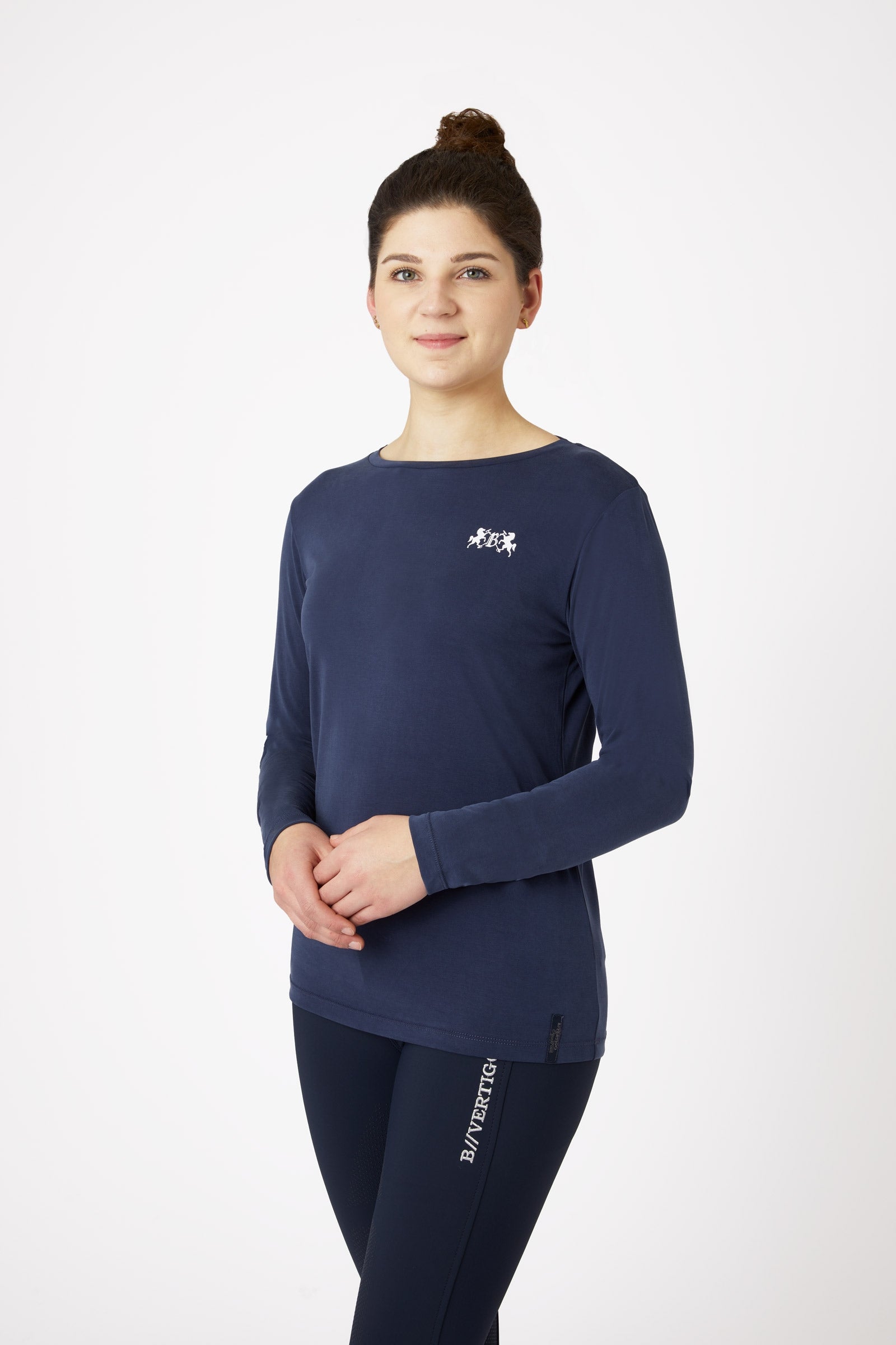 B Vertigo Daniele långärmad T-shirt för dam Damridkläder