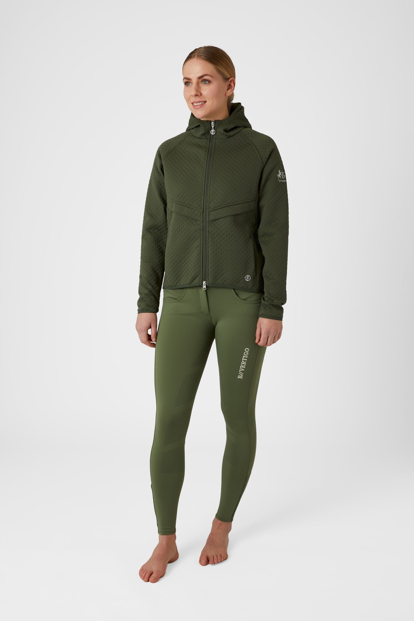 B Vertigo Norah Women's Scuba Fabric Hoodie Riding Jacket Women’s Riding Clothing