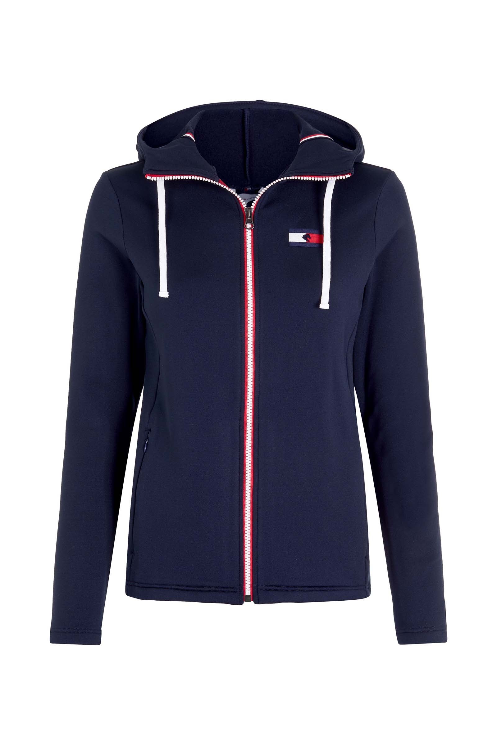 Tommy Hilfiger Equestrian Unicolor träningsjacka för dam Damridkläder