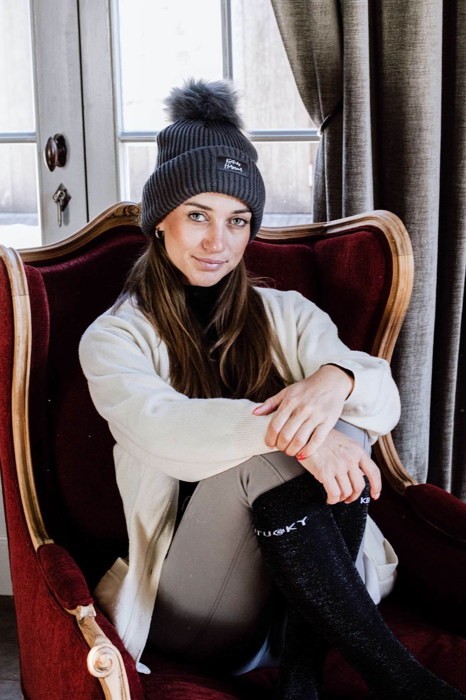 Kentucky Horsewear Pom pom Beanie mössa Accessoarer