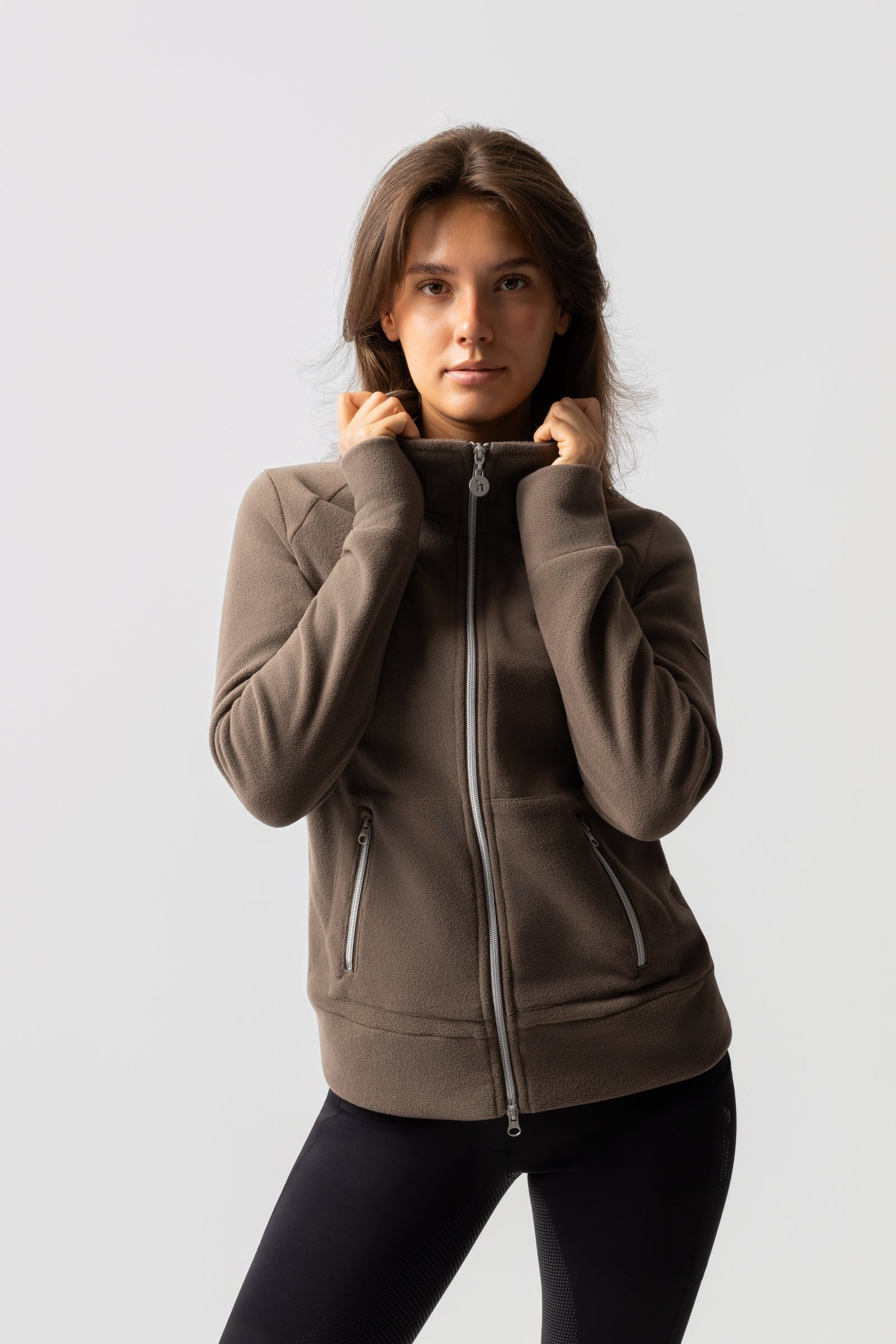 Horze Ellie Women's Fleece Riding Riding Jacket Women’s Riding Clothing