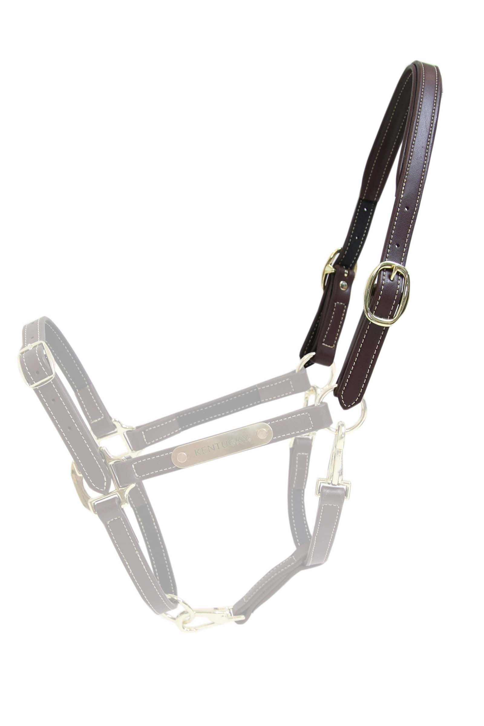 Kentucky Horsewear flexibel lädergrimma nackstycket Grimma & grimskaft