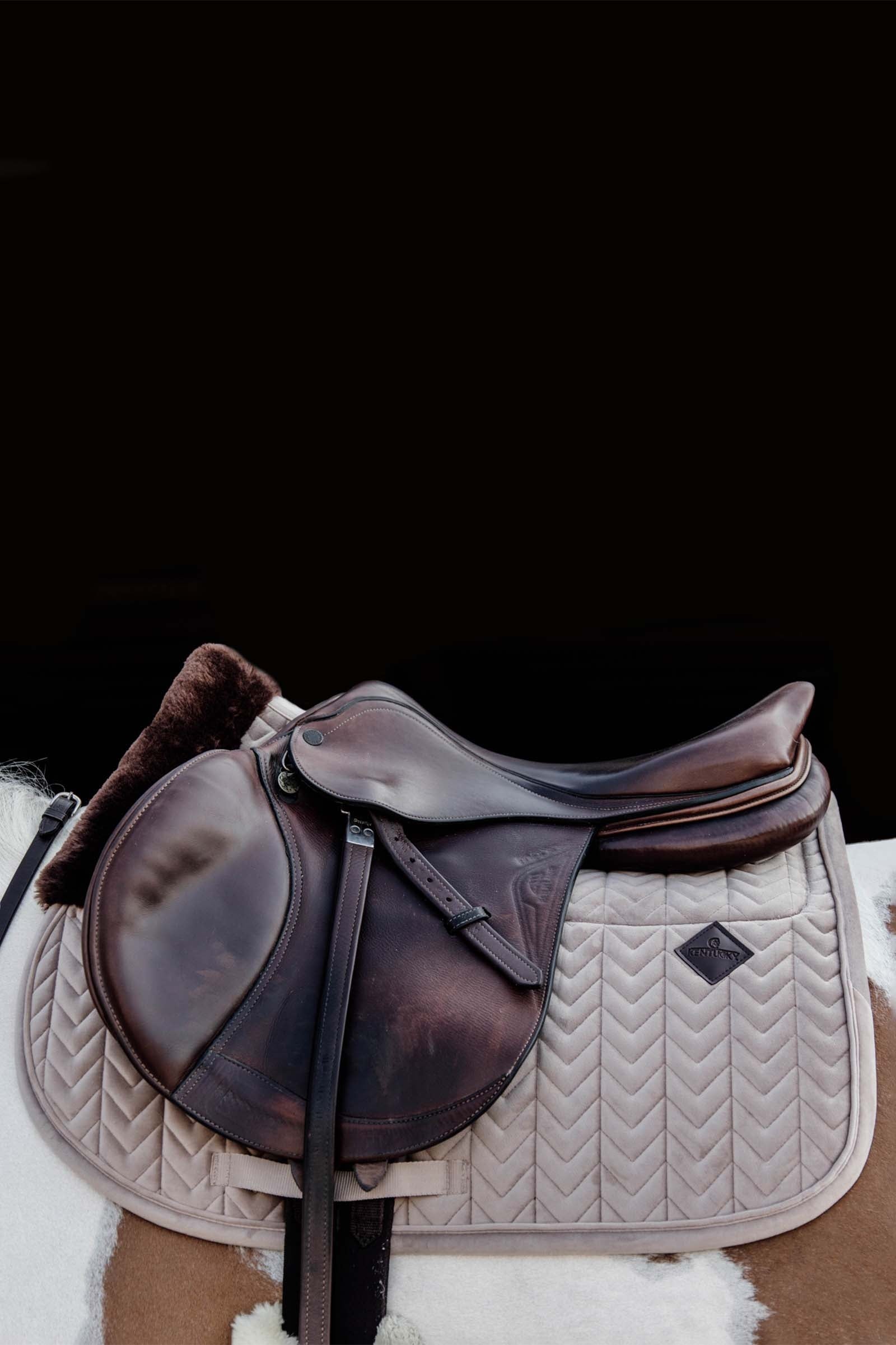 Kentucky Horsewear Velvet Skin Friendly Jumping Saddle Pad Saddle Pads