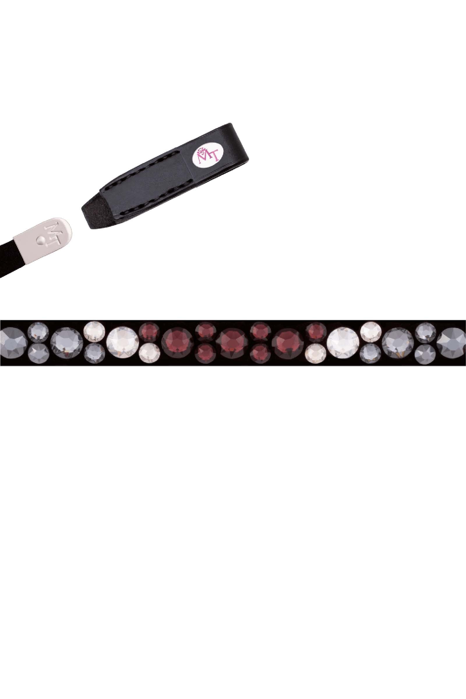 MagicTack Magic Tack Burgundy Black By Lia & Alfi Bling Classic pannband Träns & Tyglar