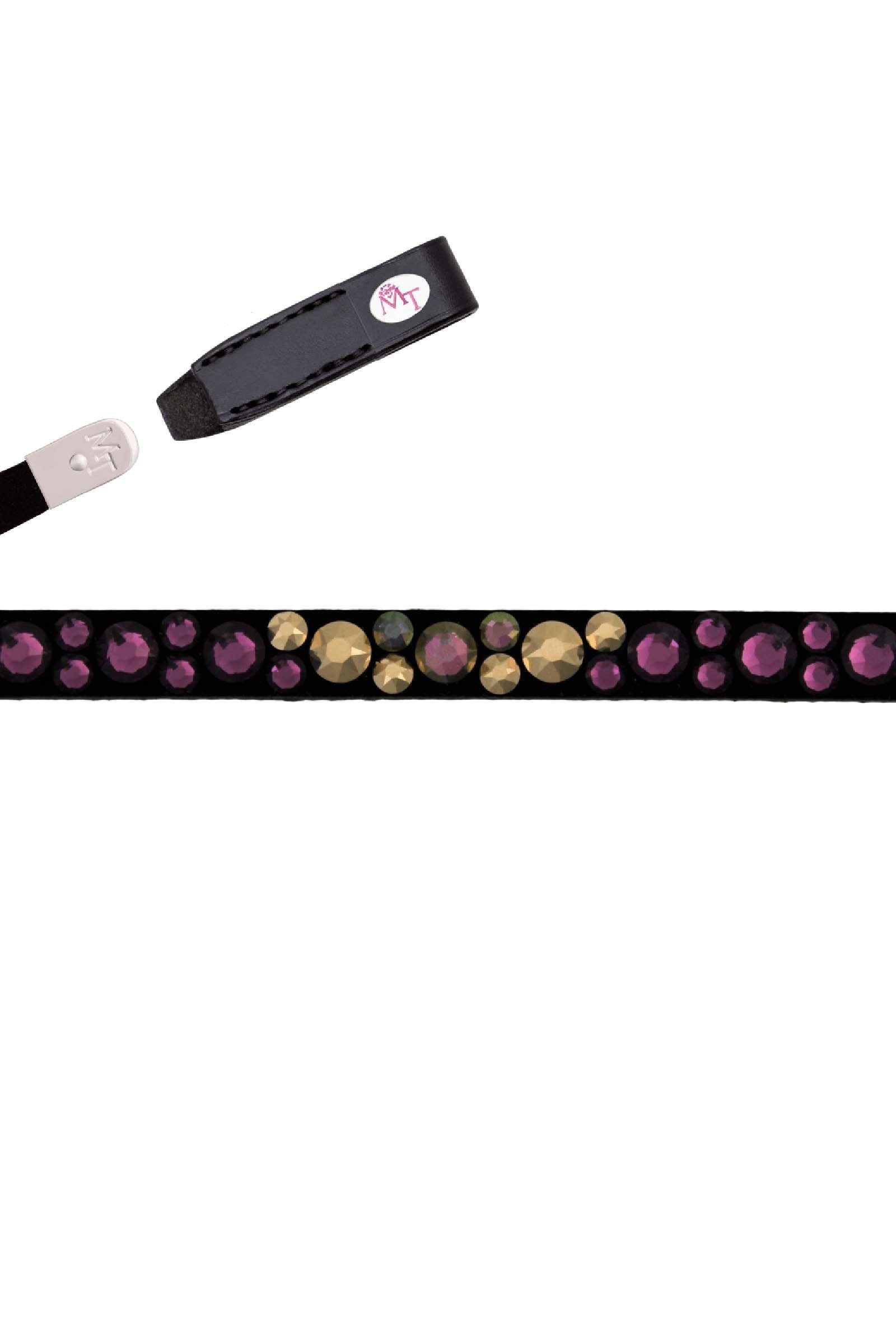 MagicTack Magic Tack Deep Berry Bling klassiskt pannband Träns & Tyglar