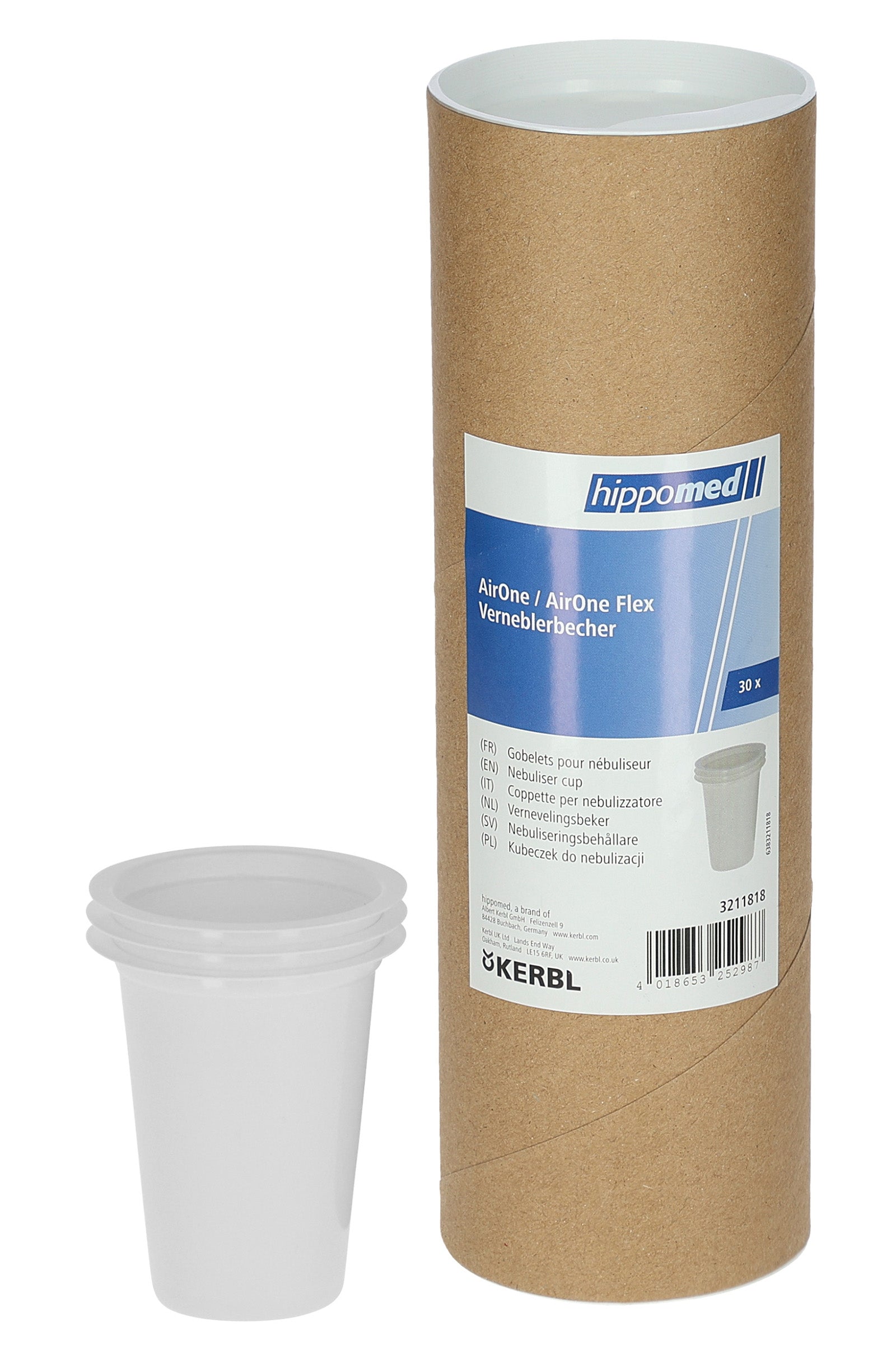 Hippomed nebulisatorkoppar för Air One / AirOne Flex, 30 st. Hälsovård