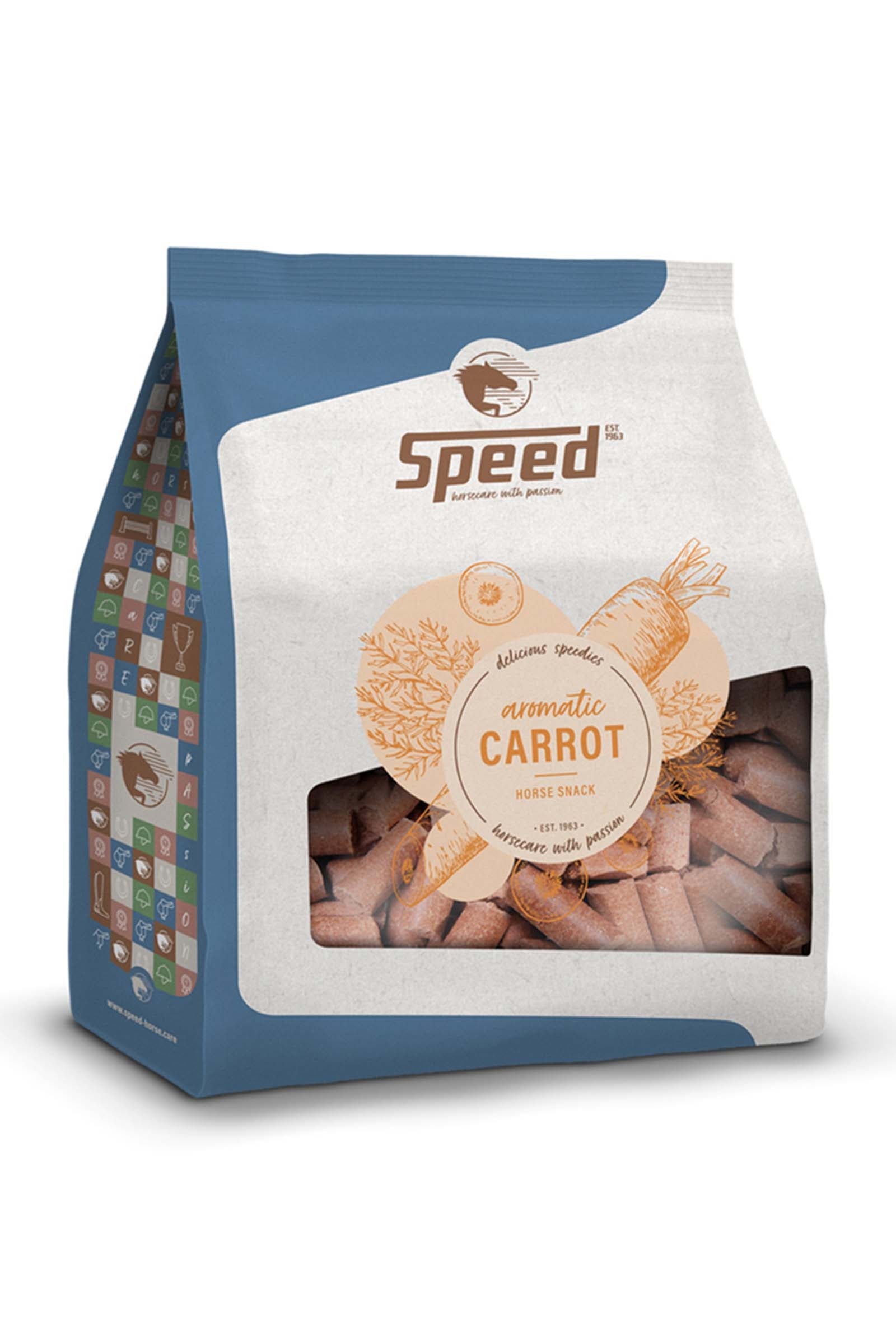 Speed Carrot Delicious Speedies, hästgodis, 5 kg Horse Feed & Nutrition