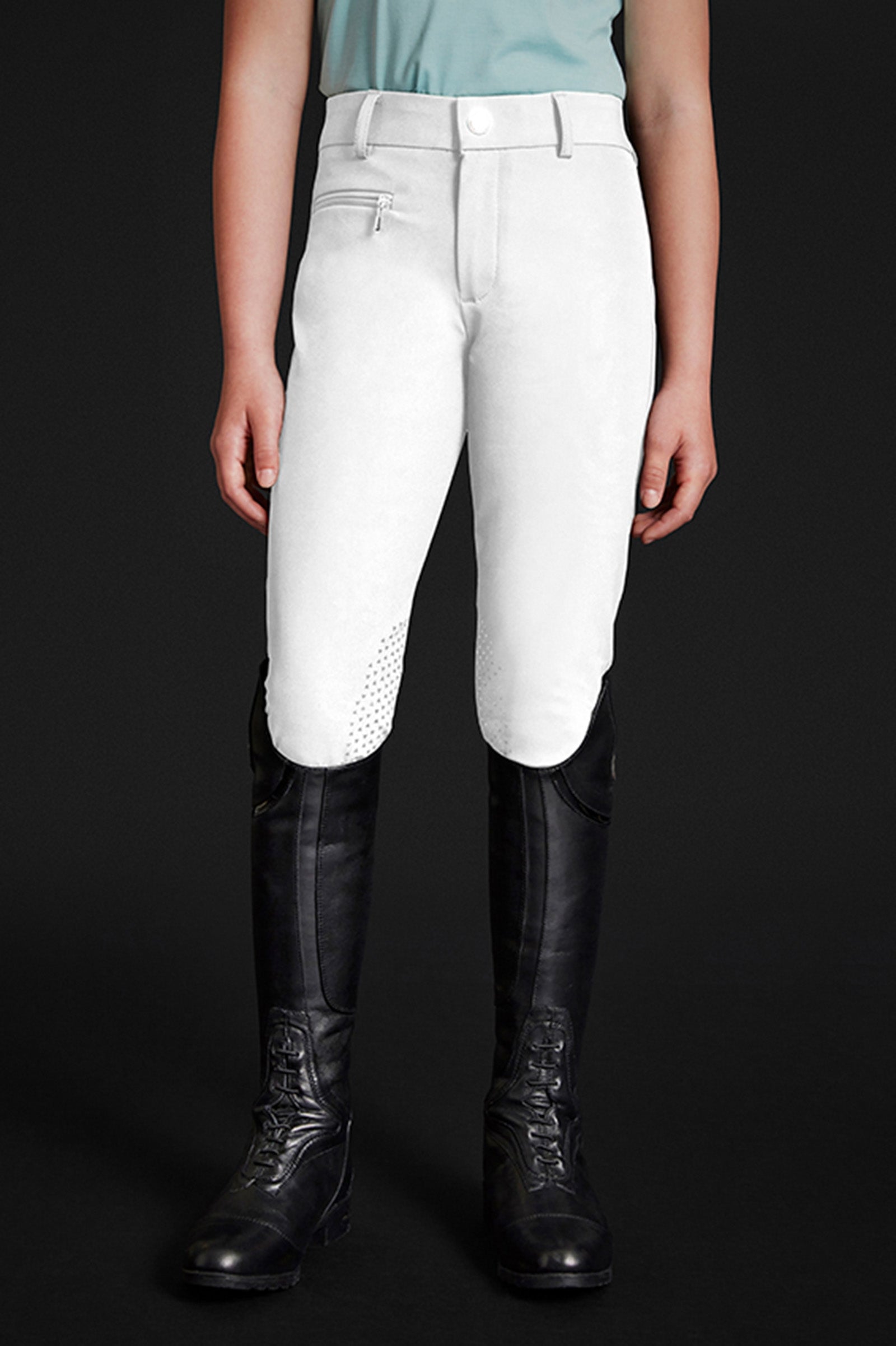 Mountain Horse Crown ridbyxor med knäskodd för barn Barnridkläder