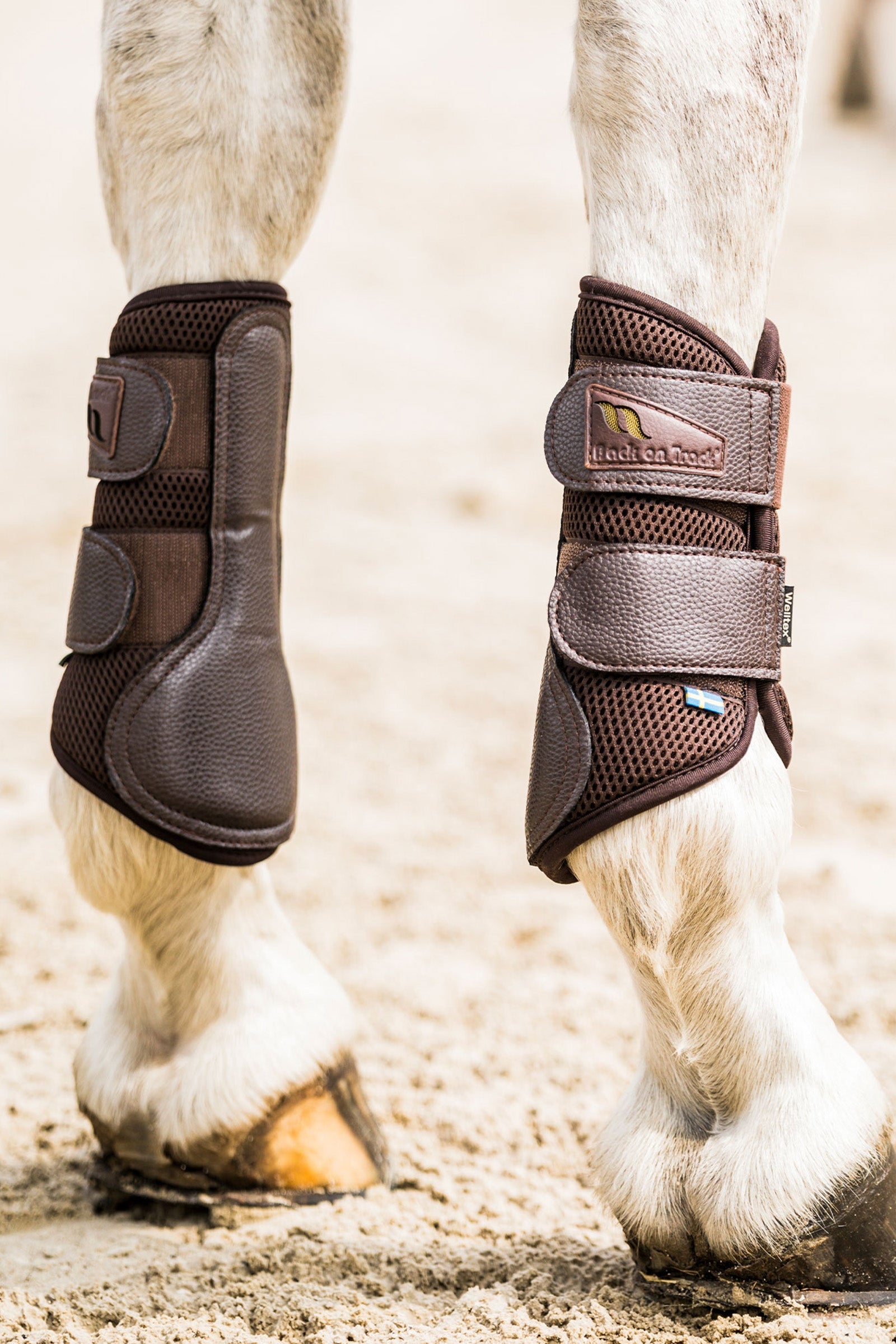 Back on Track Airflow Brushing Boots Leg Protection & Hoof Protection for Horses