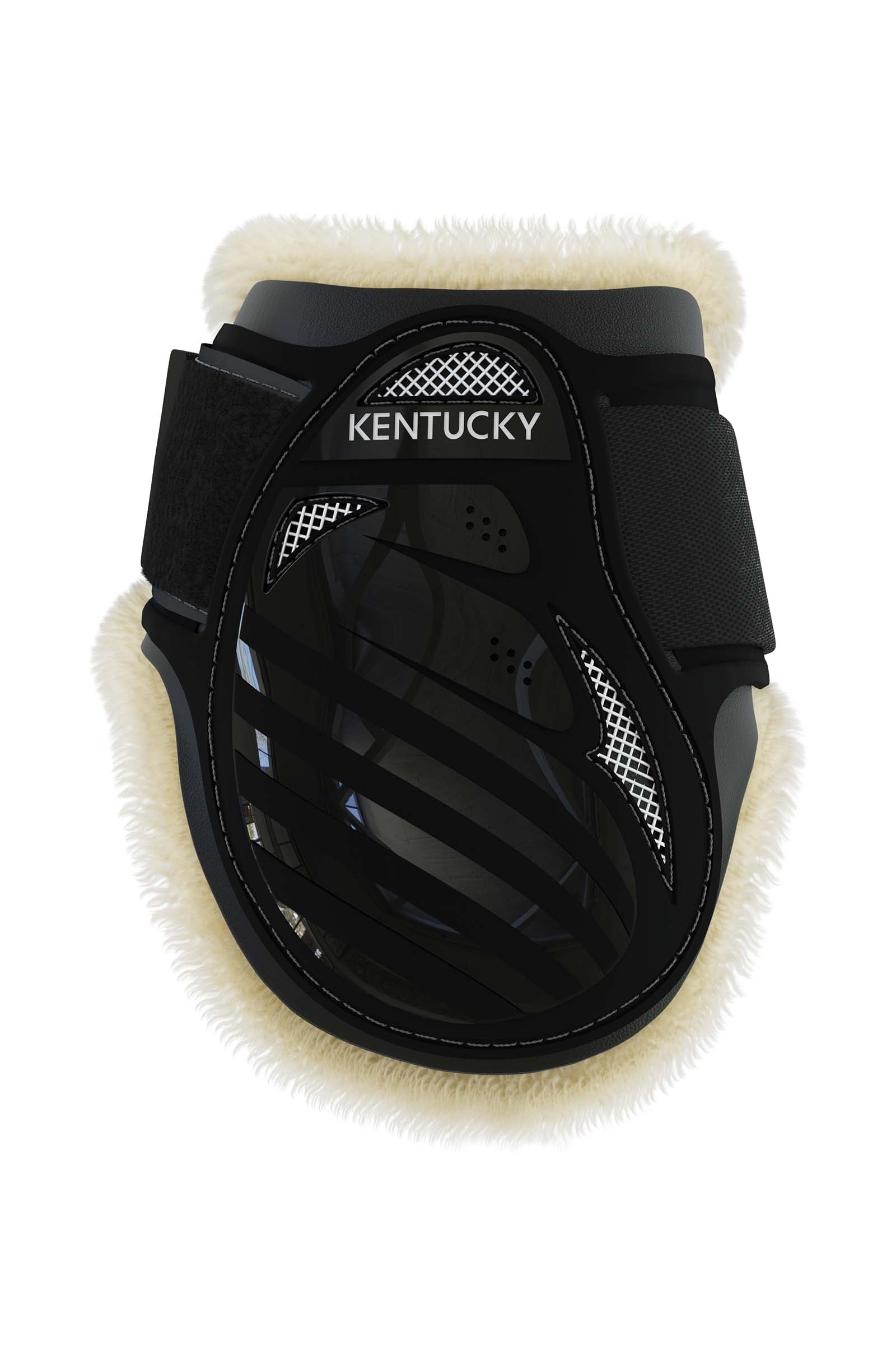 Kentucky Horsewear kotskydd med veganskt fårskinn för unghästar Leg Protection & Hoof Protection for Horses