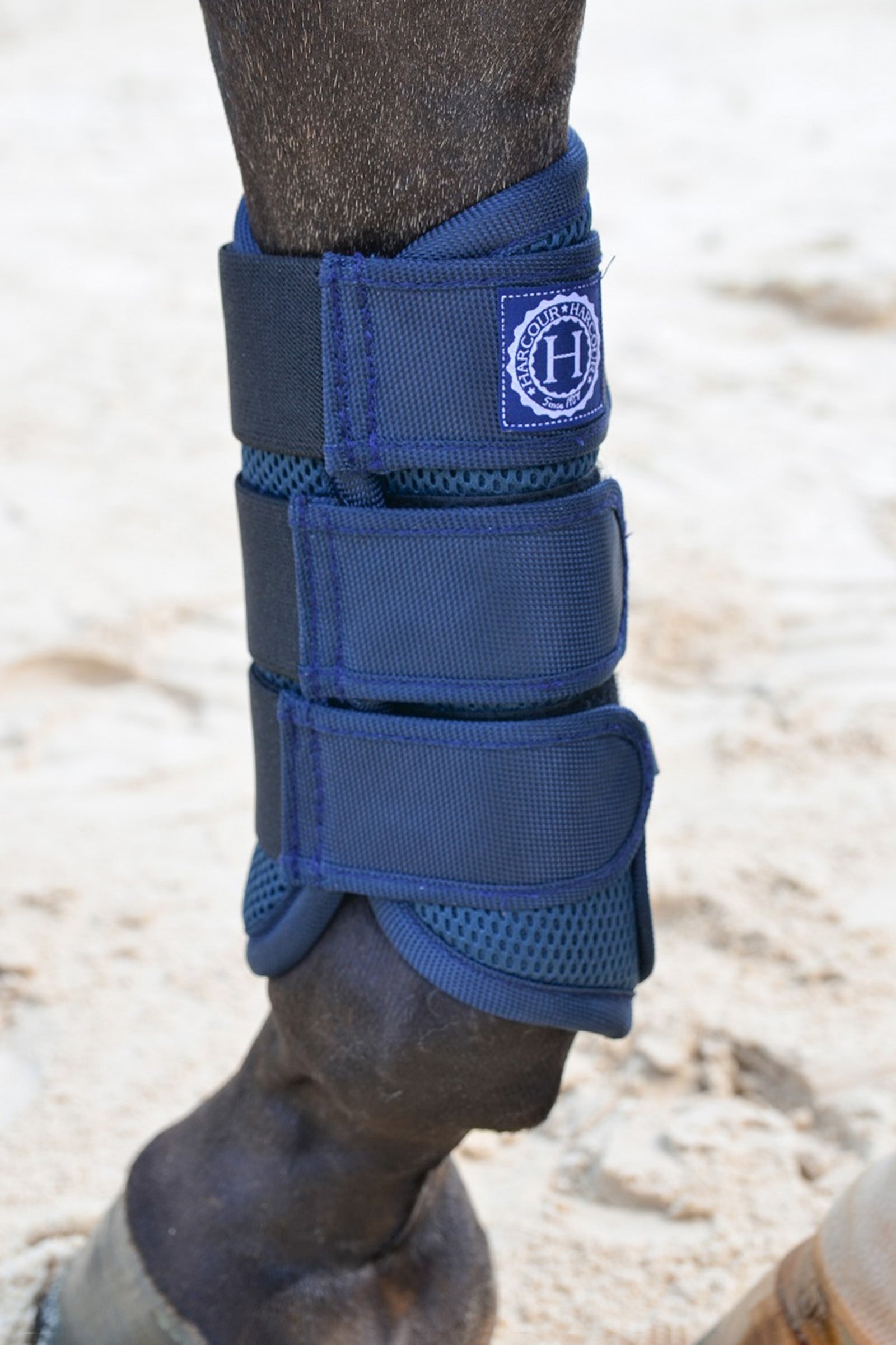 Harcour Cosmic Mesh Tendon Boots Leg Protection & Hoof Protection for Horses