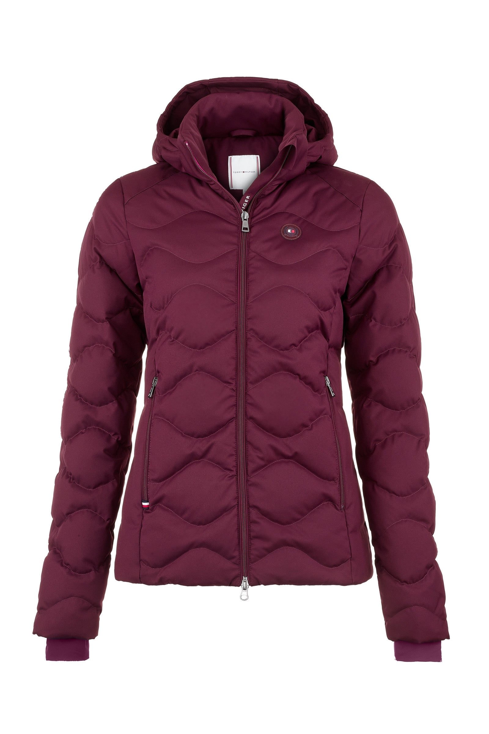 Tommy Hilfiger Equestrian damjacka med medelvikt Re-Down Damridkläder