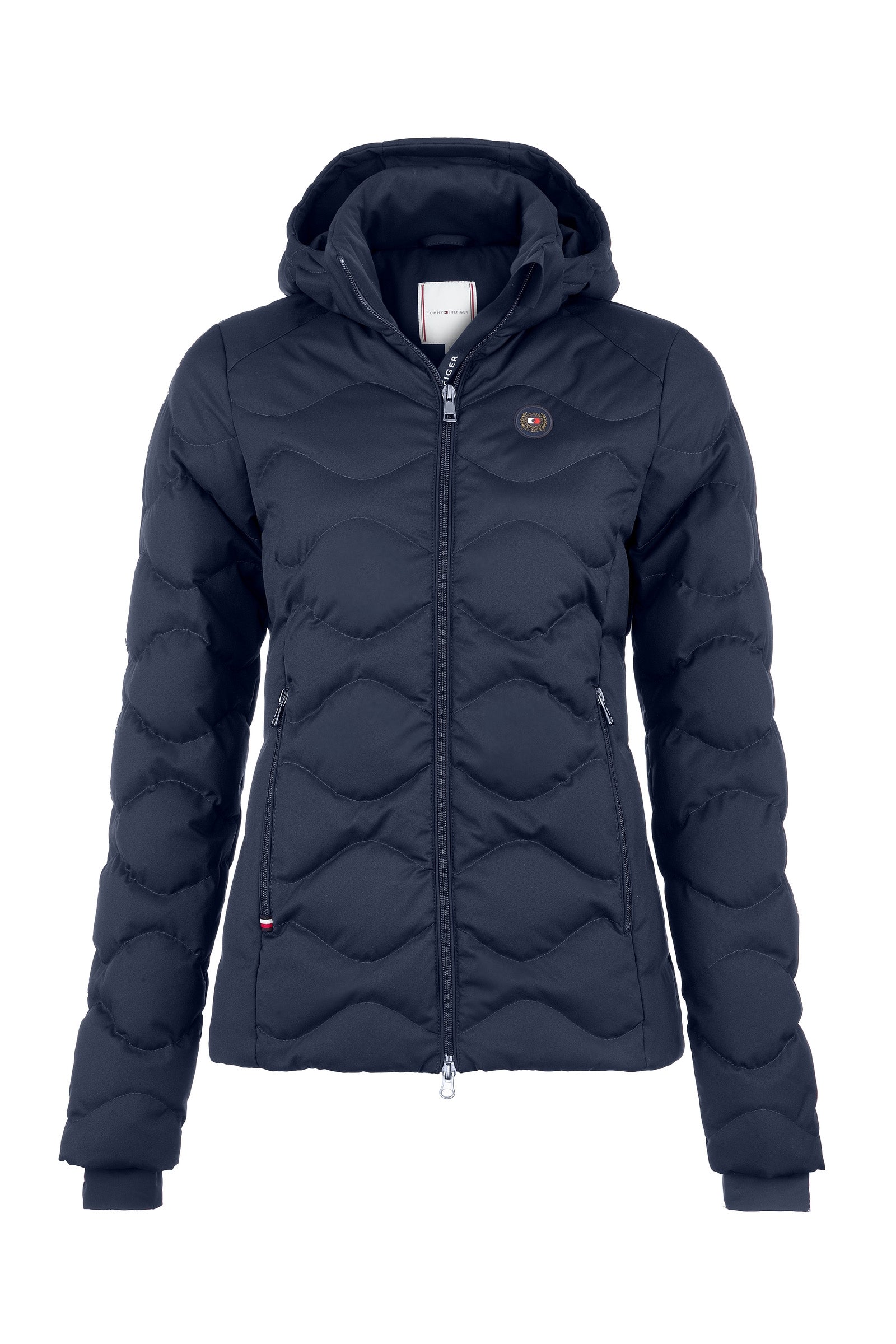 Tommy Hilfiger Equestrian damjacka med medelvikt Re-Down Damridkläder