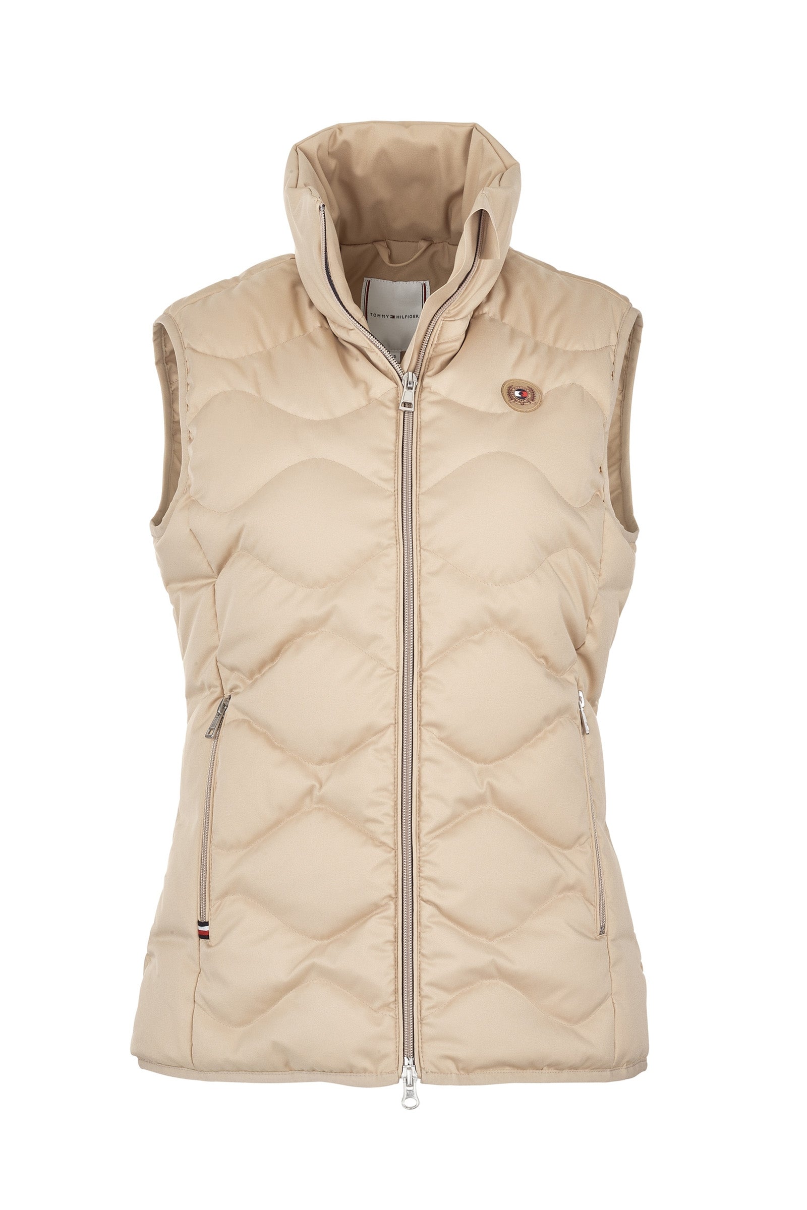 Tommy Hilfiger Equestrian damväst med medelvikt Re-Down Damridkläder