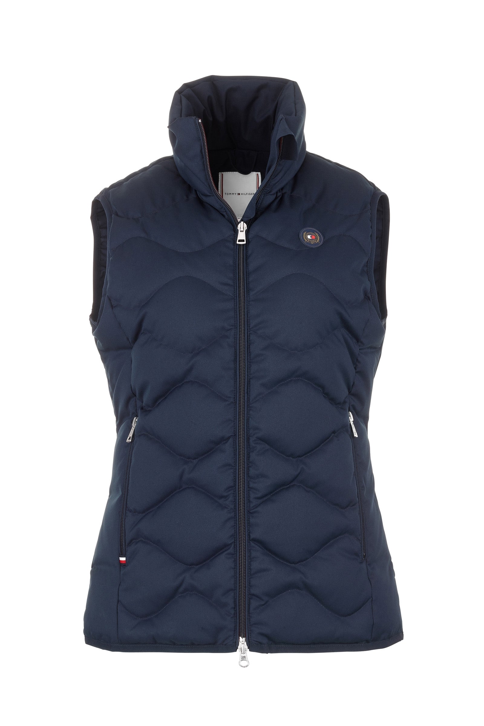 Tommy Hilfiger Equestrian damväst med medelvikt Re-Down Damridkläder