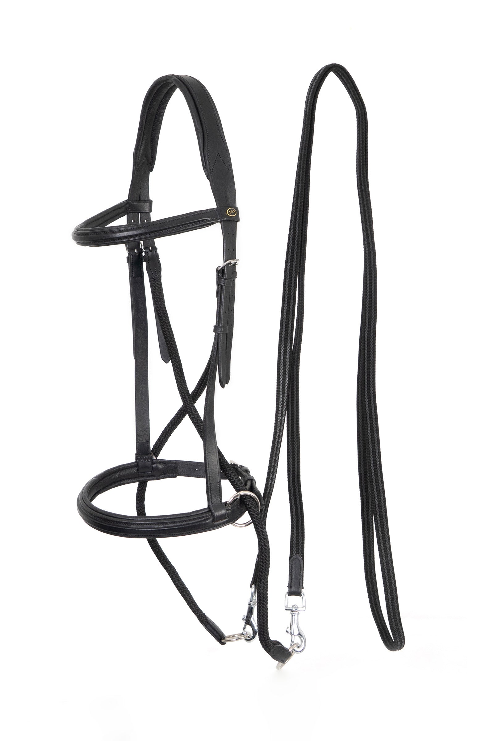 F.R.A. Freedom Riding Articles Dietsji Bitless Bridle With Reins (System 5), Shire Bridles & Reins
