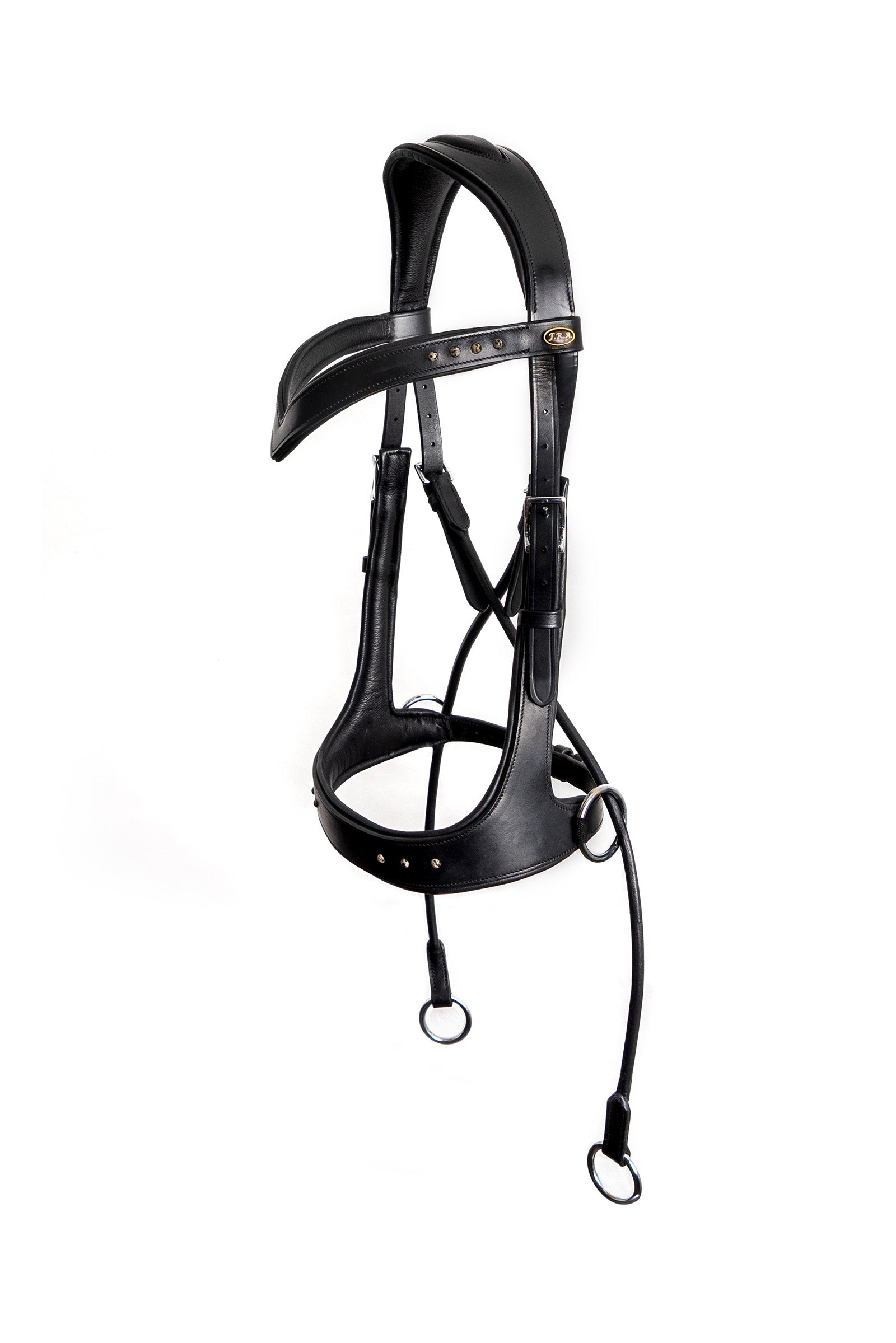 F.R.A. Freedom Riding Articles Glory Bitless Bridle With Reins (System 5), black Bridles & Reins