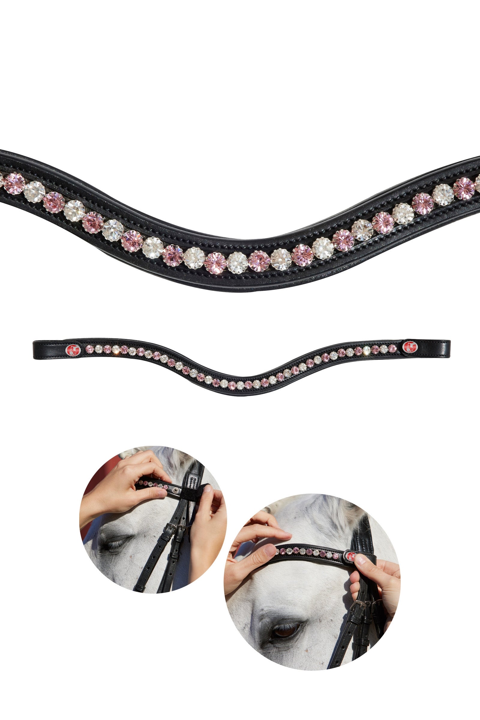 Kieffer FlexiLoop® Crystal Browband Träns & Tyglar